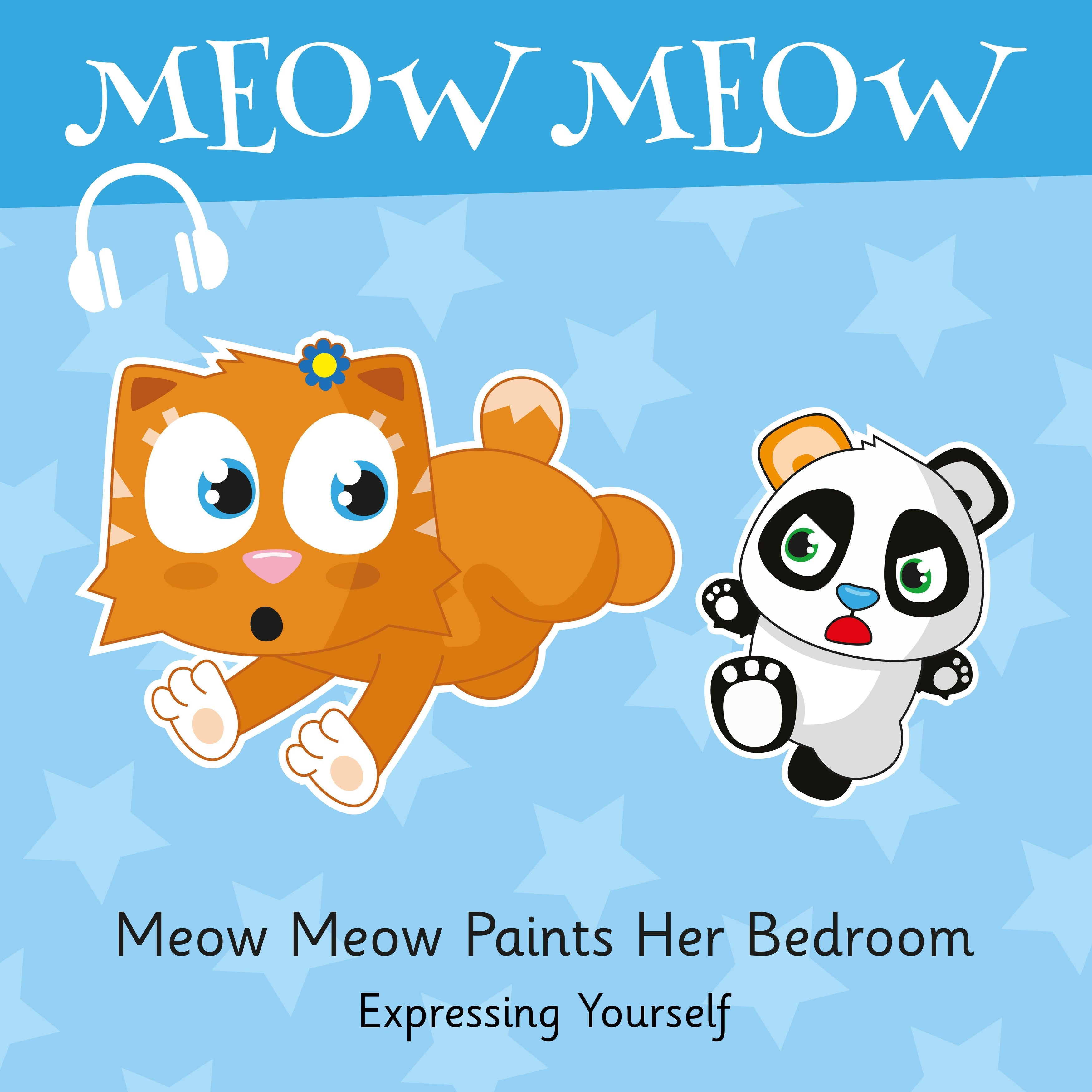 Meow Meow Paints Her Bedroom