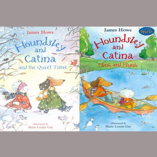 Houndsley and Catina and the Quiet Time / Houndsley and Catina Plink and Plunk