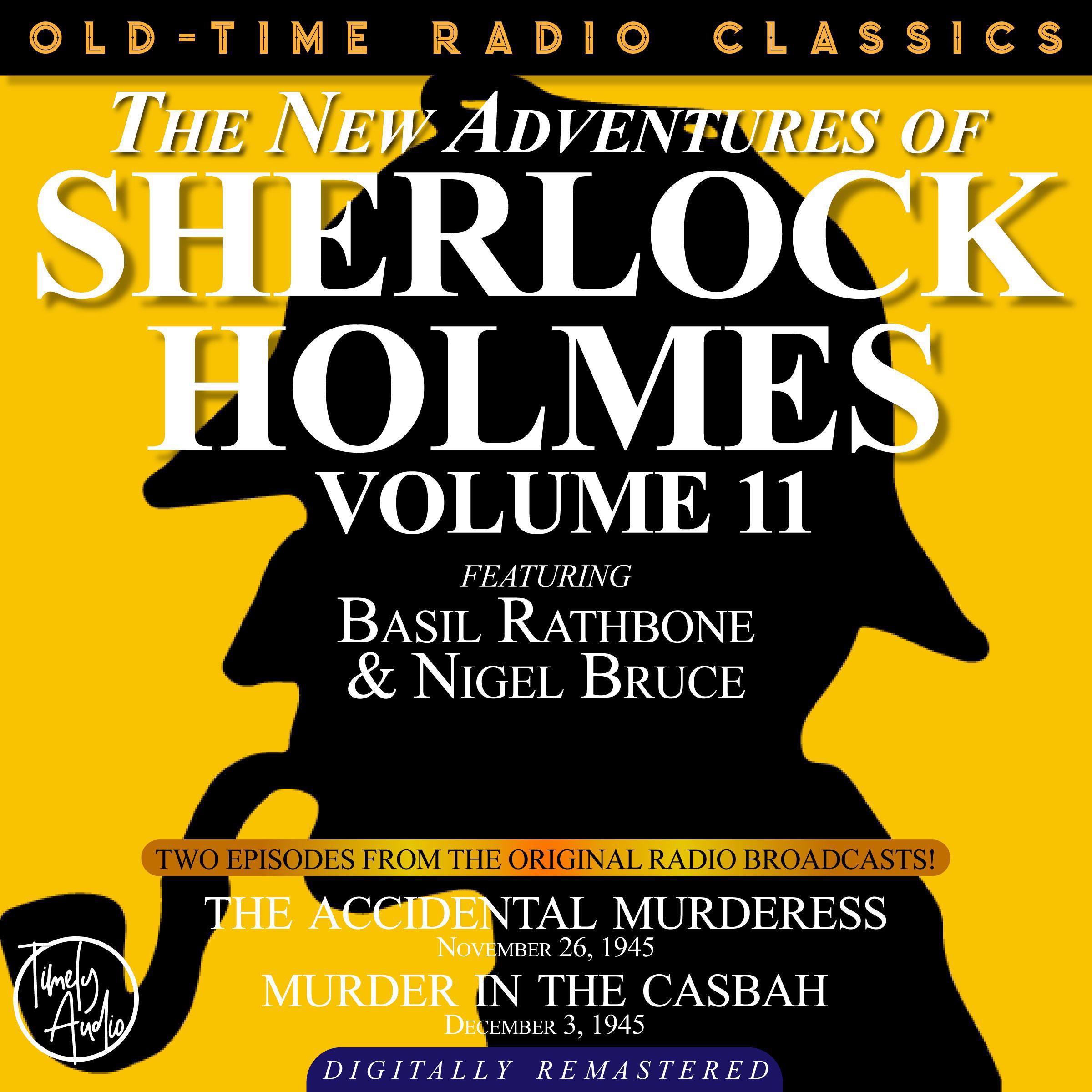 THE NEW ADVENTURES OF SHERLOCK HOLMES, VOLUME 11:EPISODE 1: THE ACCIDENTAL MURDERESS EPISODE 2: MURDER IN THE CASBAH