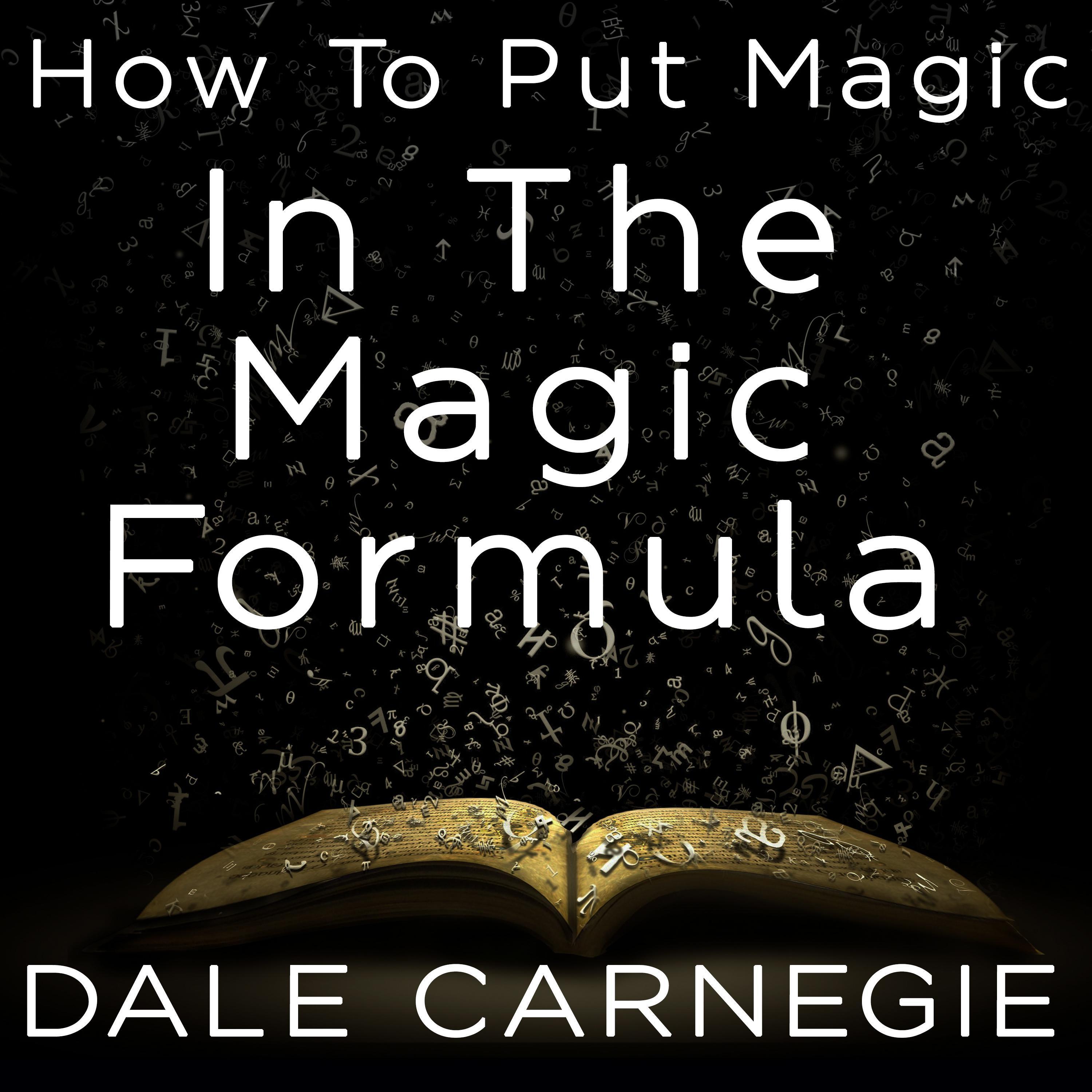 How To Put Magic In The Magic Formula