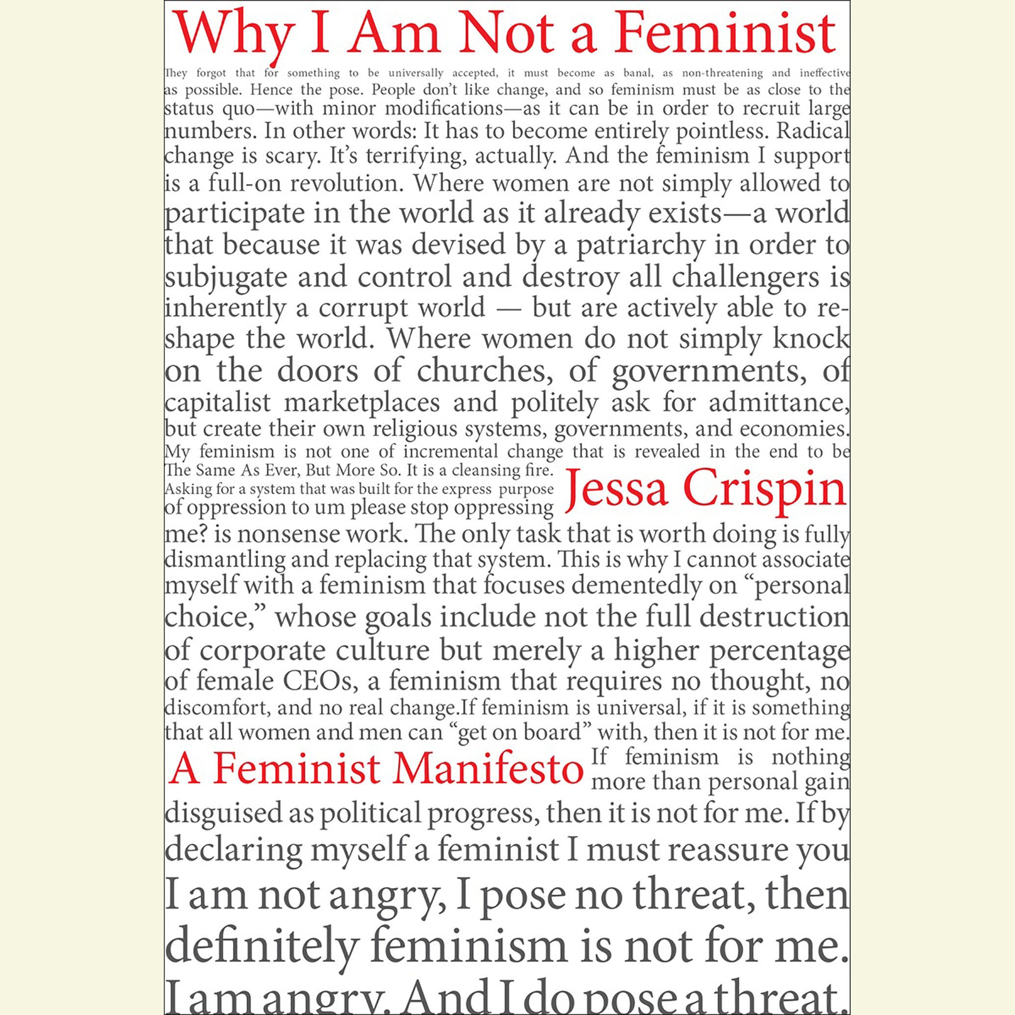 Why I Am Not A Feminist