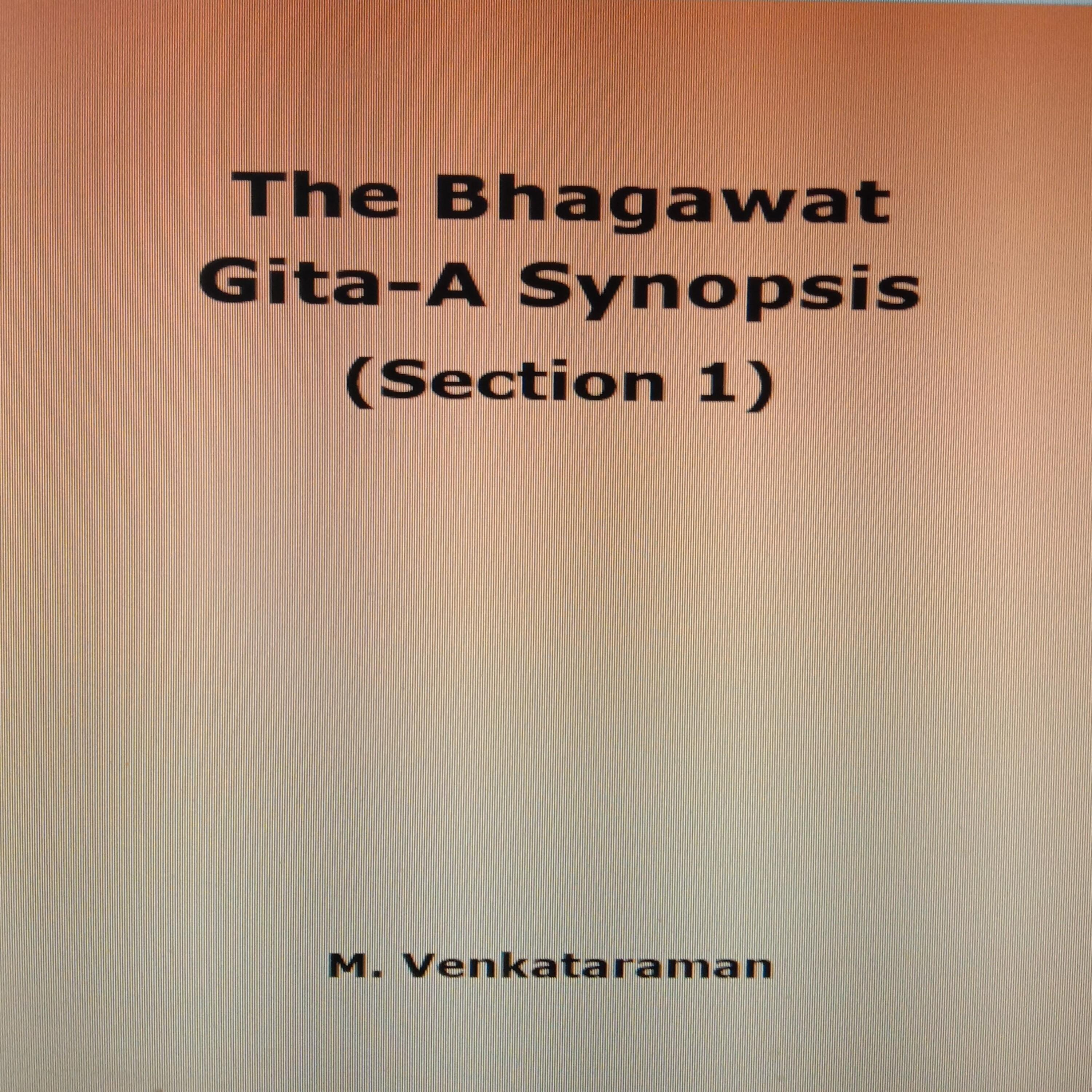 The Bhagawat Gita-A Synopsis