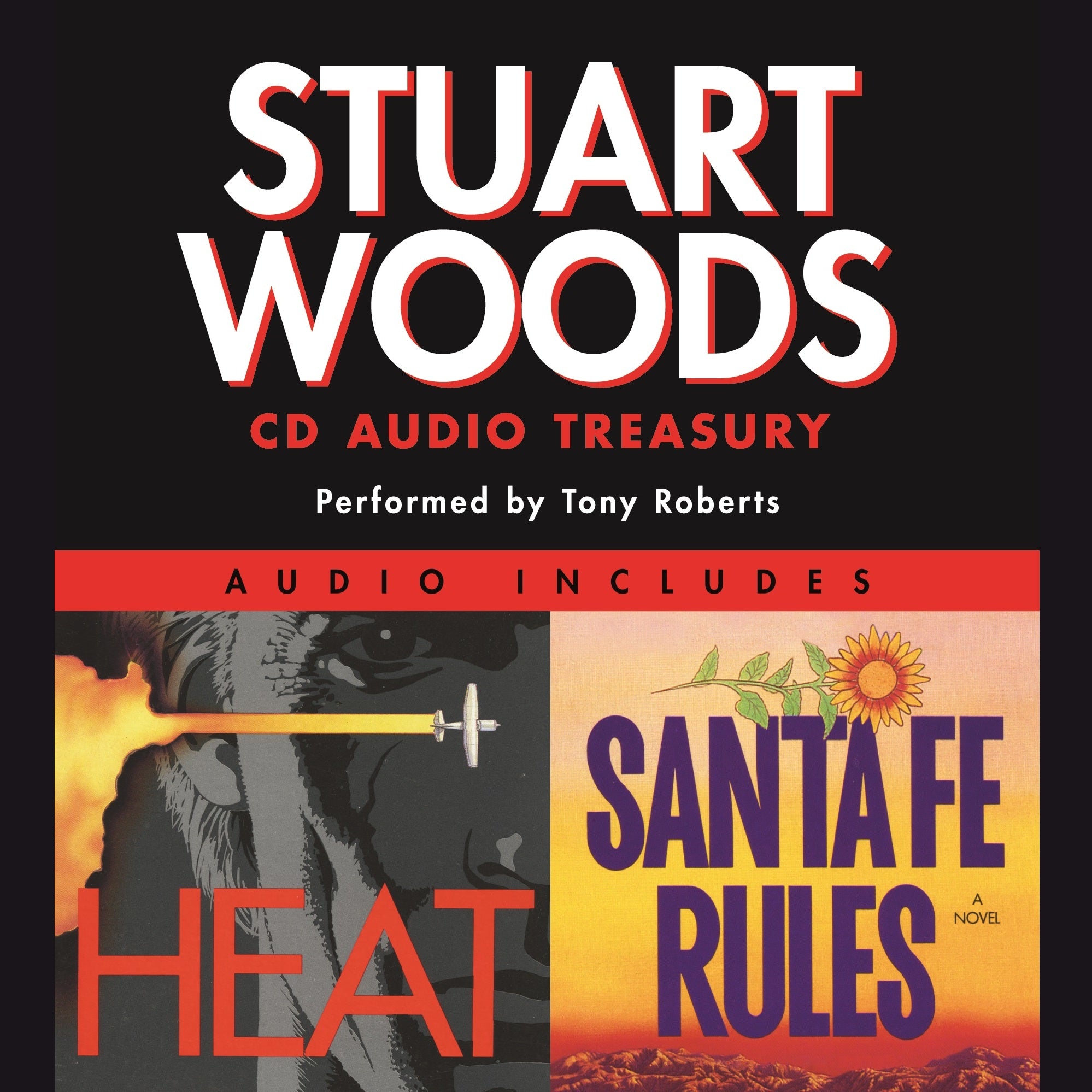 Stuart Woods CD Audio Treasury: Santa Fe Rules and Heat
