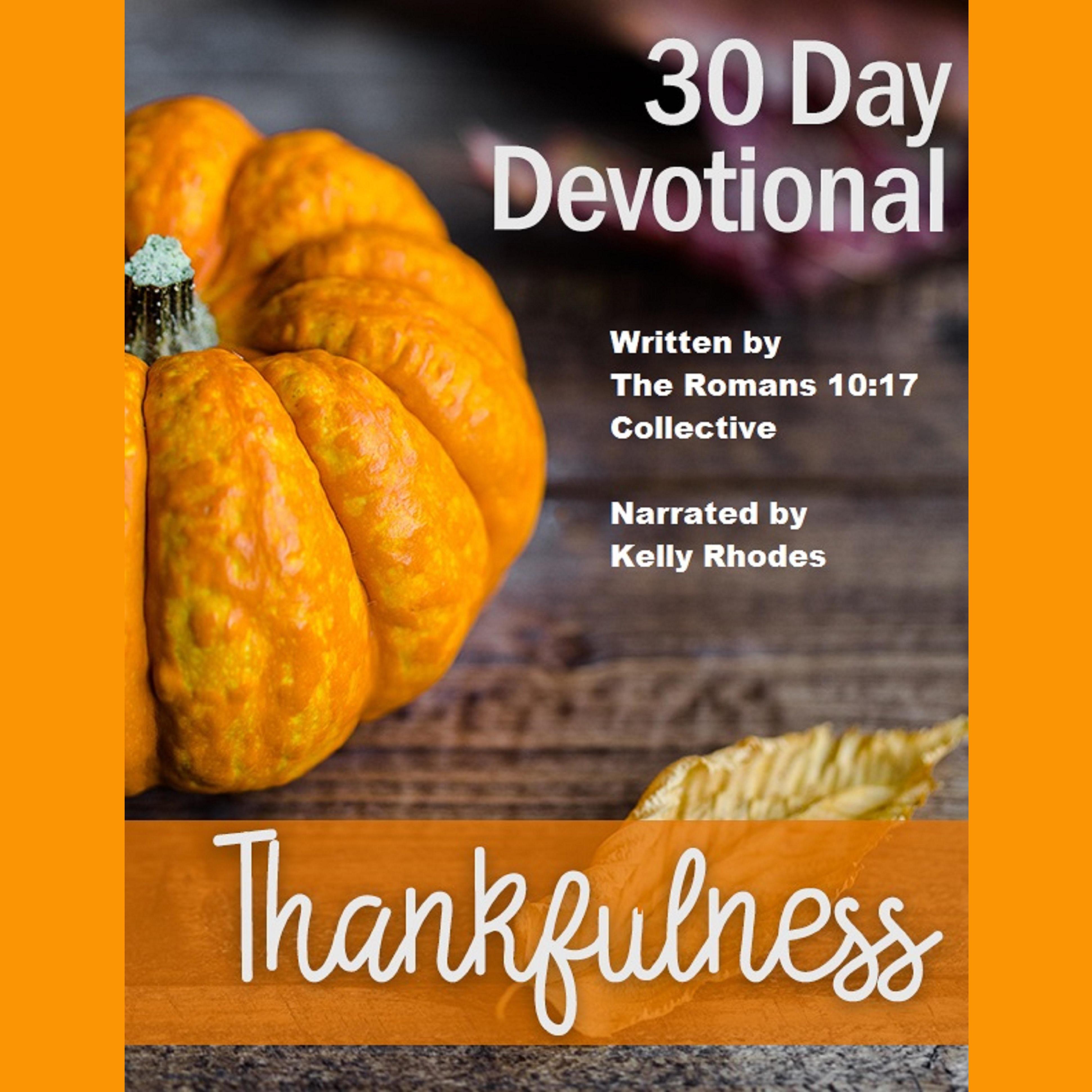 30 Day Devotional on Thankfulness