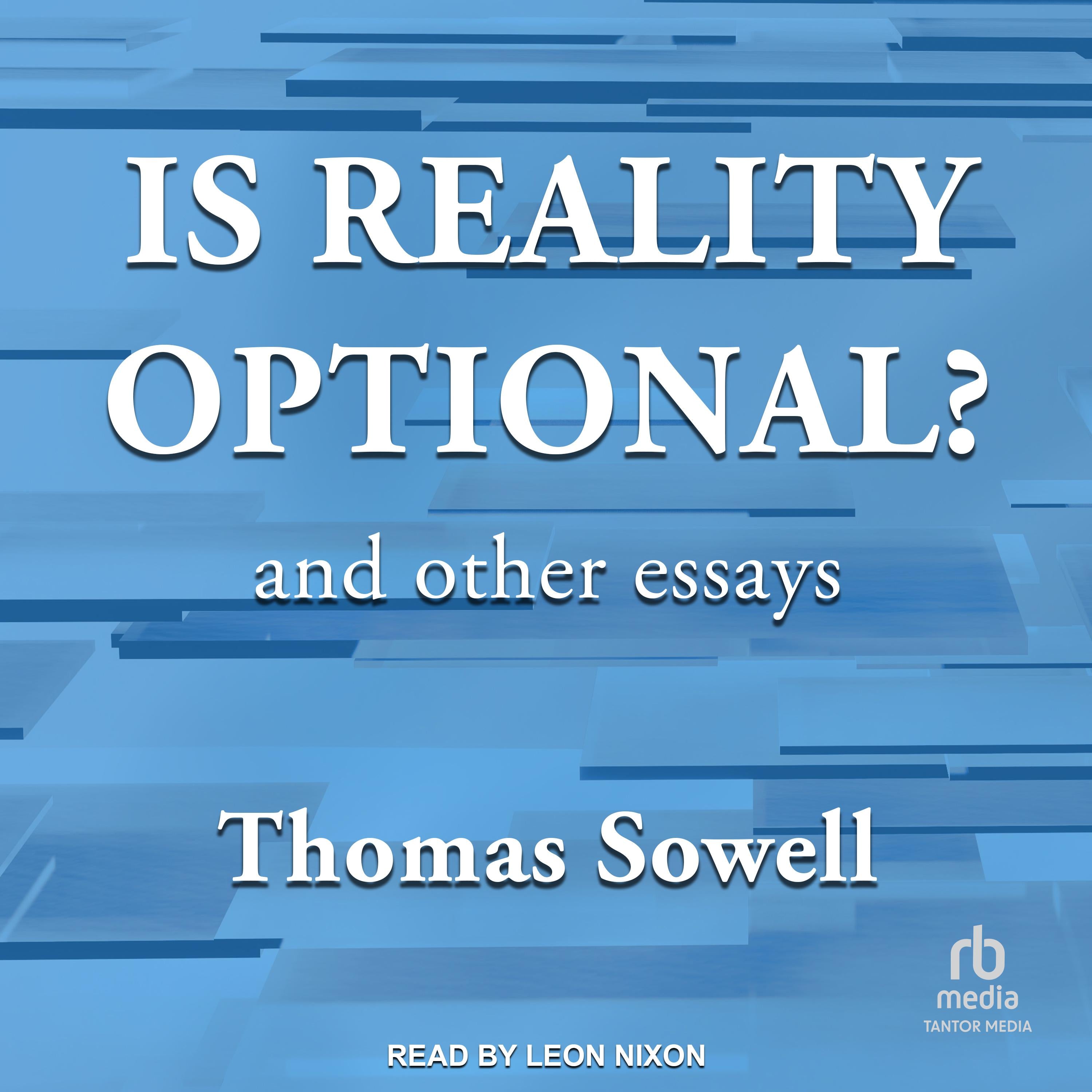 Is Reality Optional?