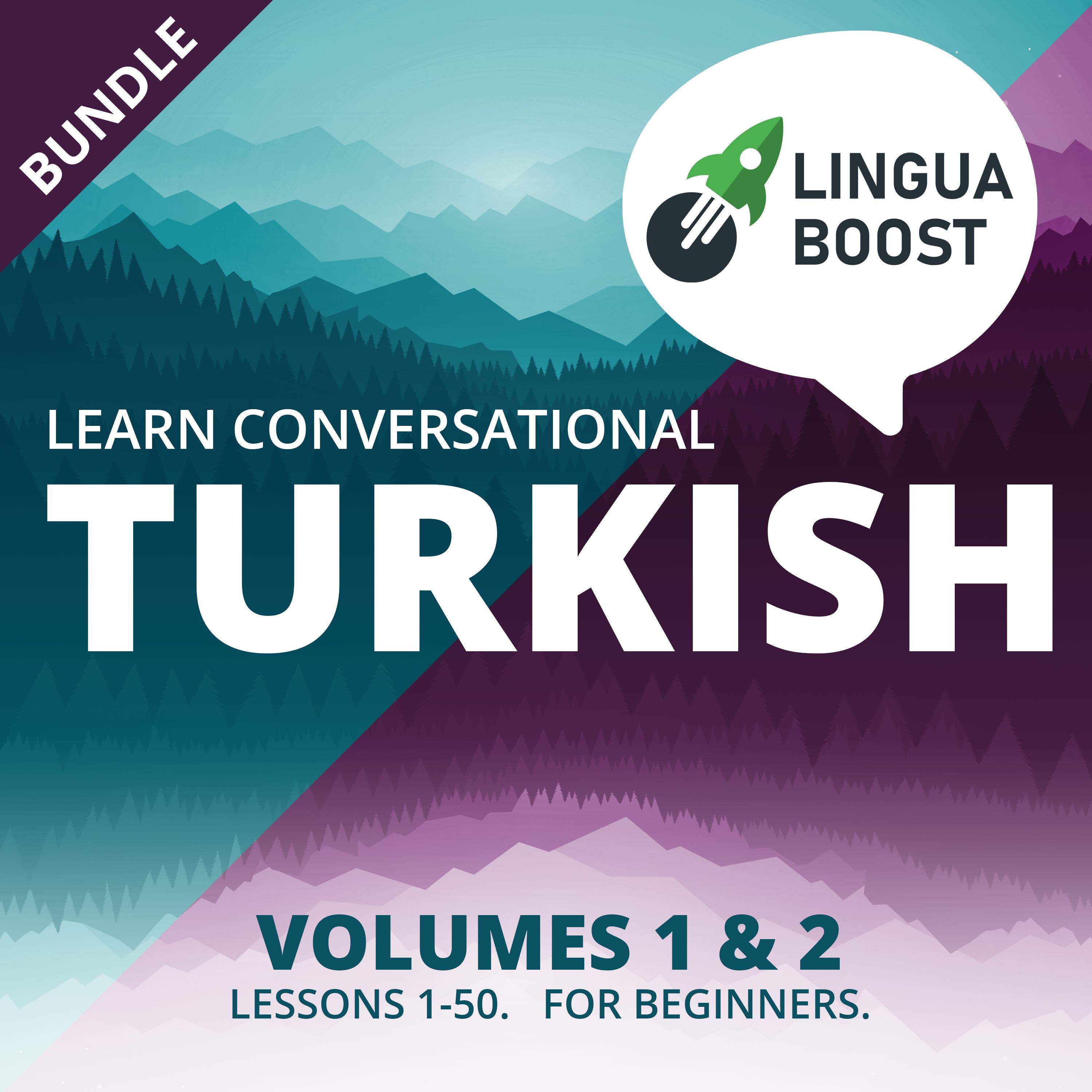 Learn Conversational Turkish Volumes 1 & 2 Bundle