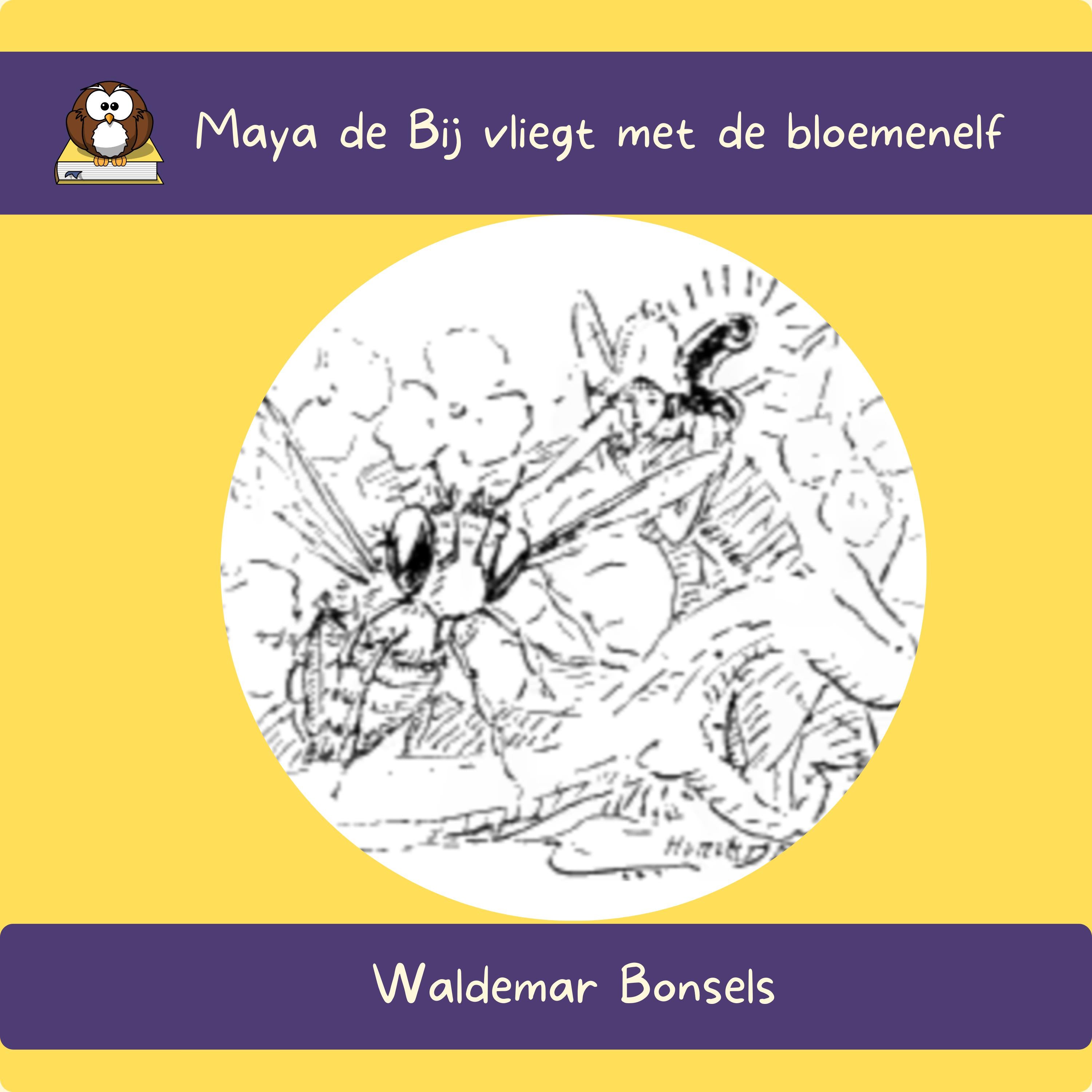 Maya de Bij vliegt met de bloemenelf