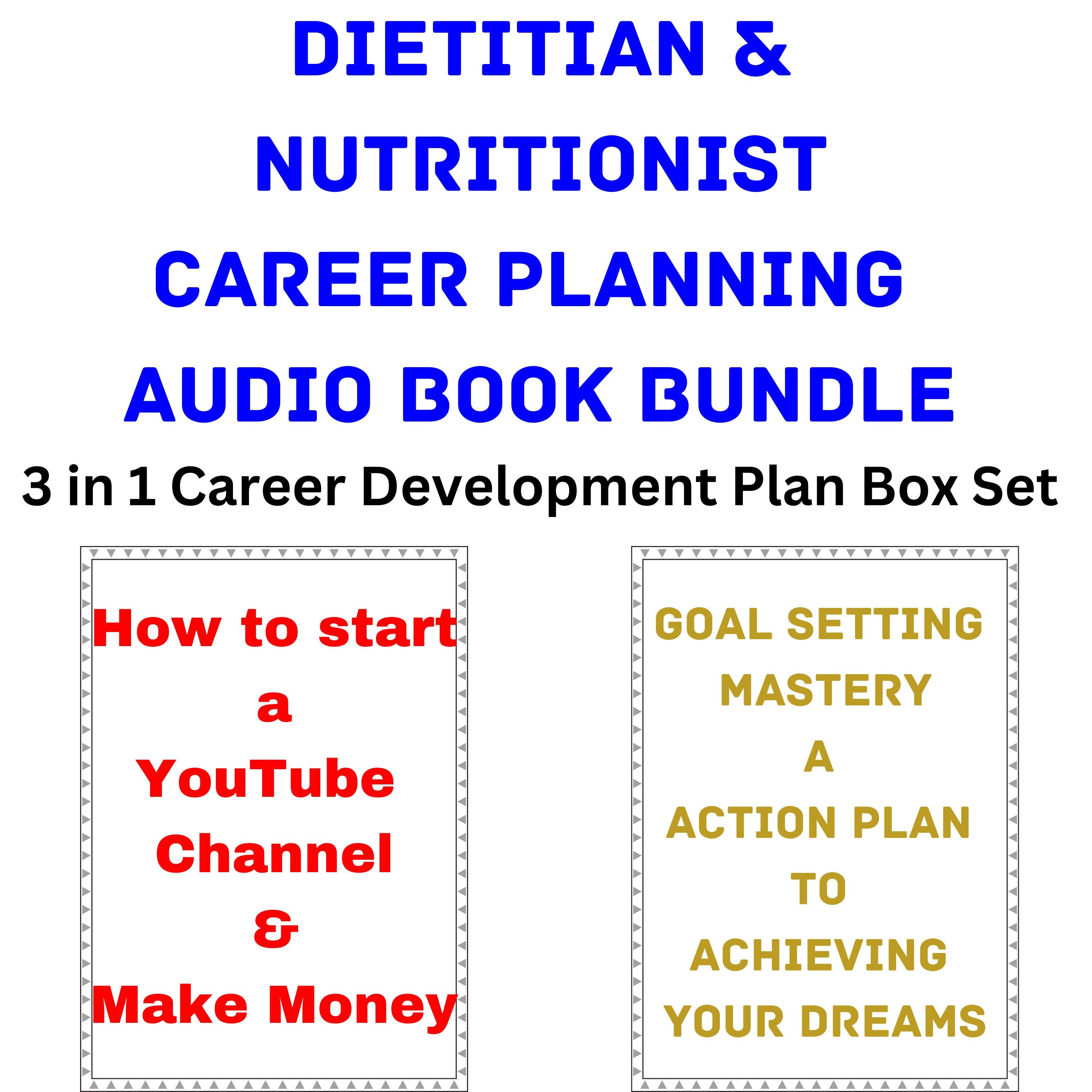 Dietitian & Nutritionist Career Planning Audio Book Bundle