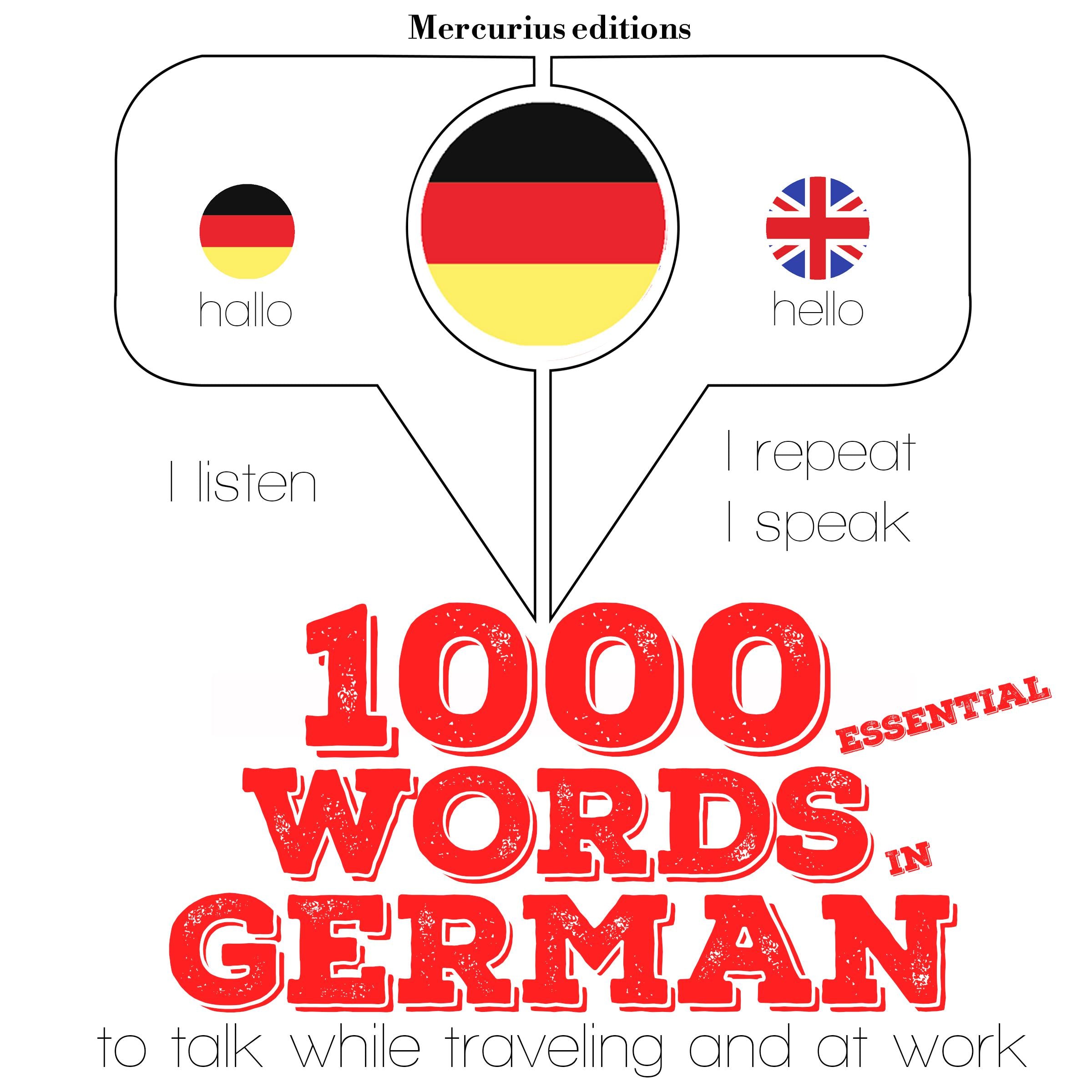 1000 essential words in German