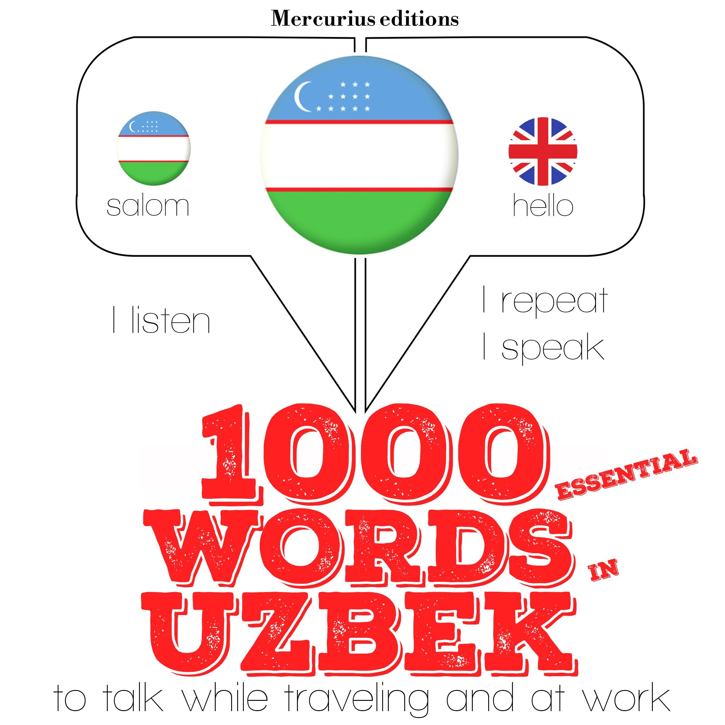 1000 essential words in Uzbek