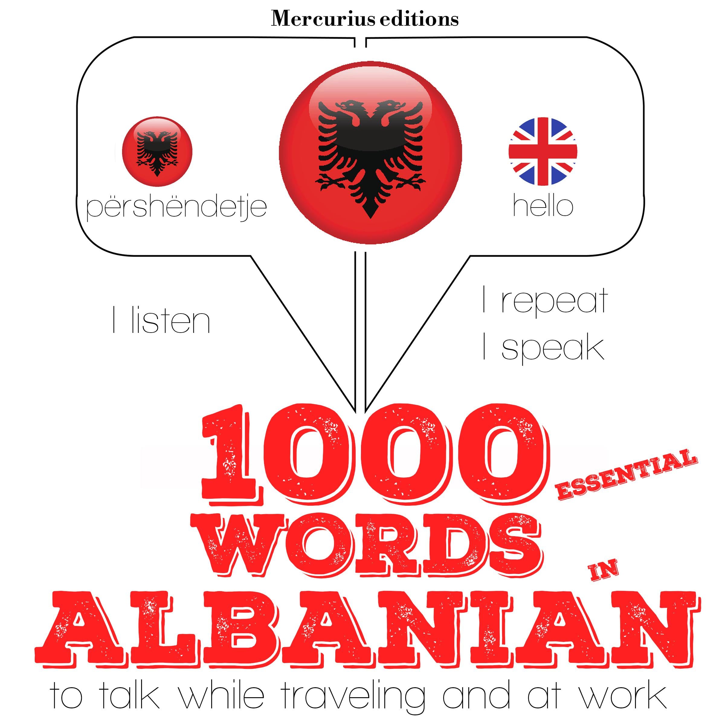 1000 essential words in Albanian