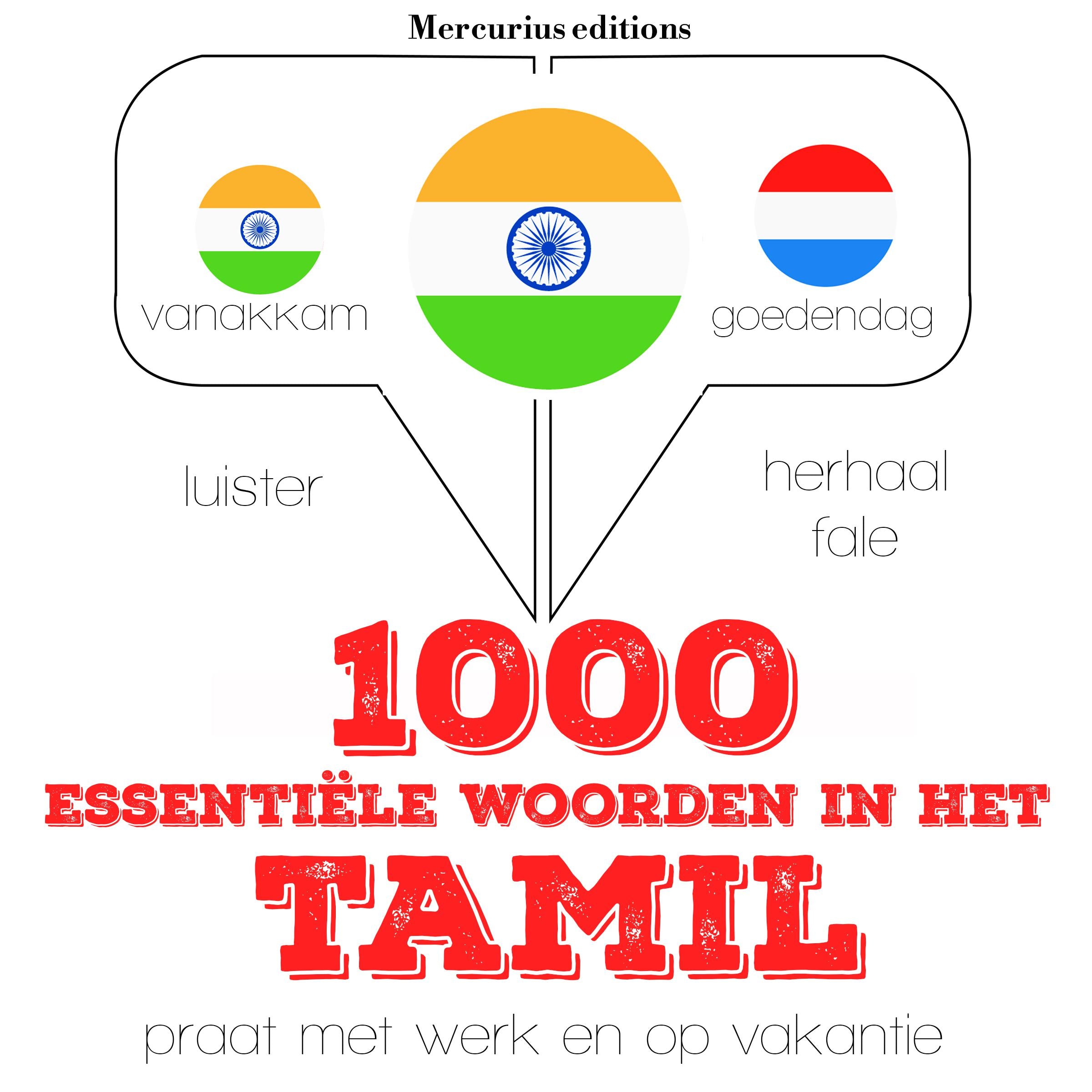 1000 essentiële woorden in het Tamil