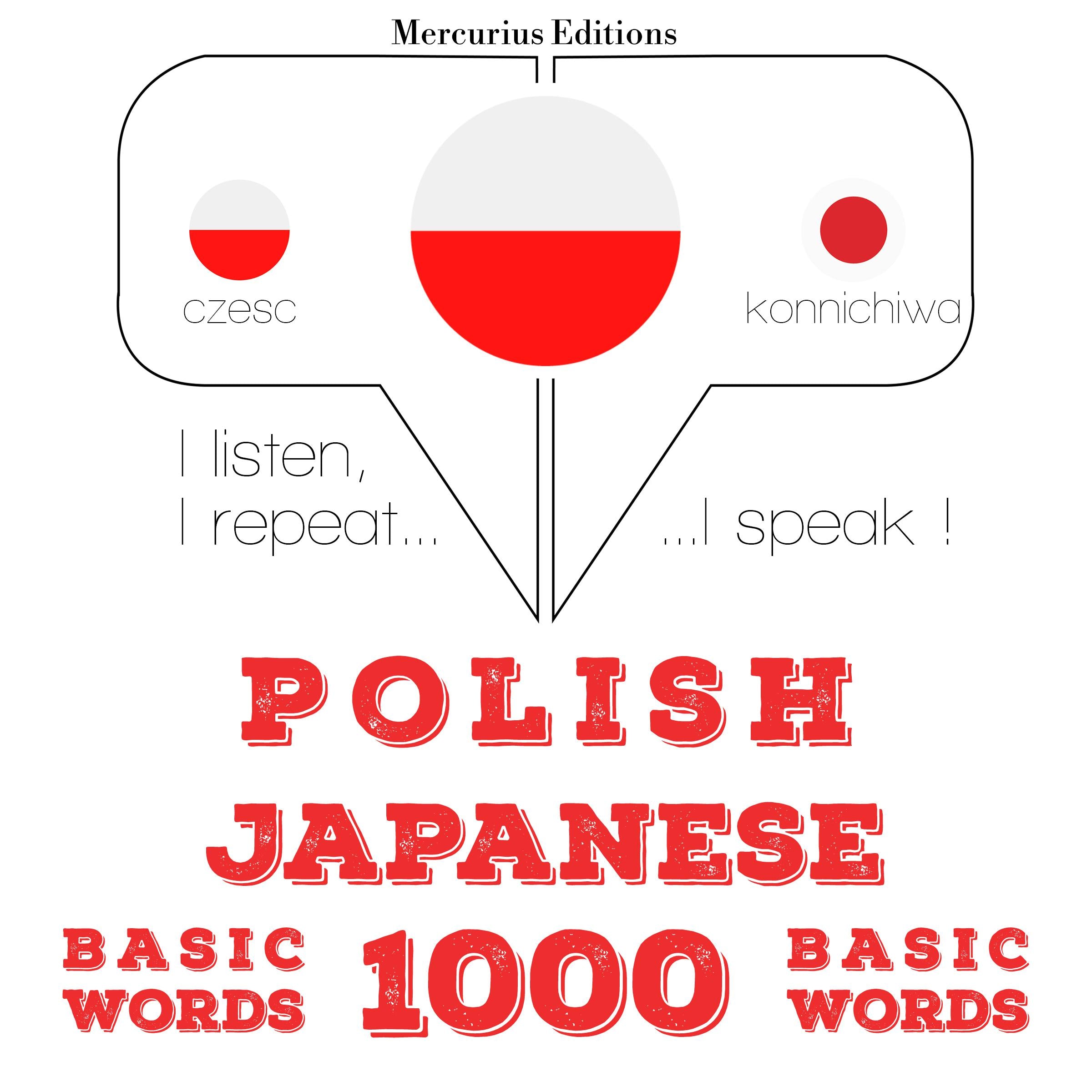 Polski - Japoński: 1000 podstawowych słów