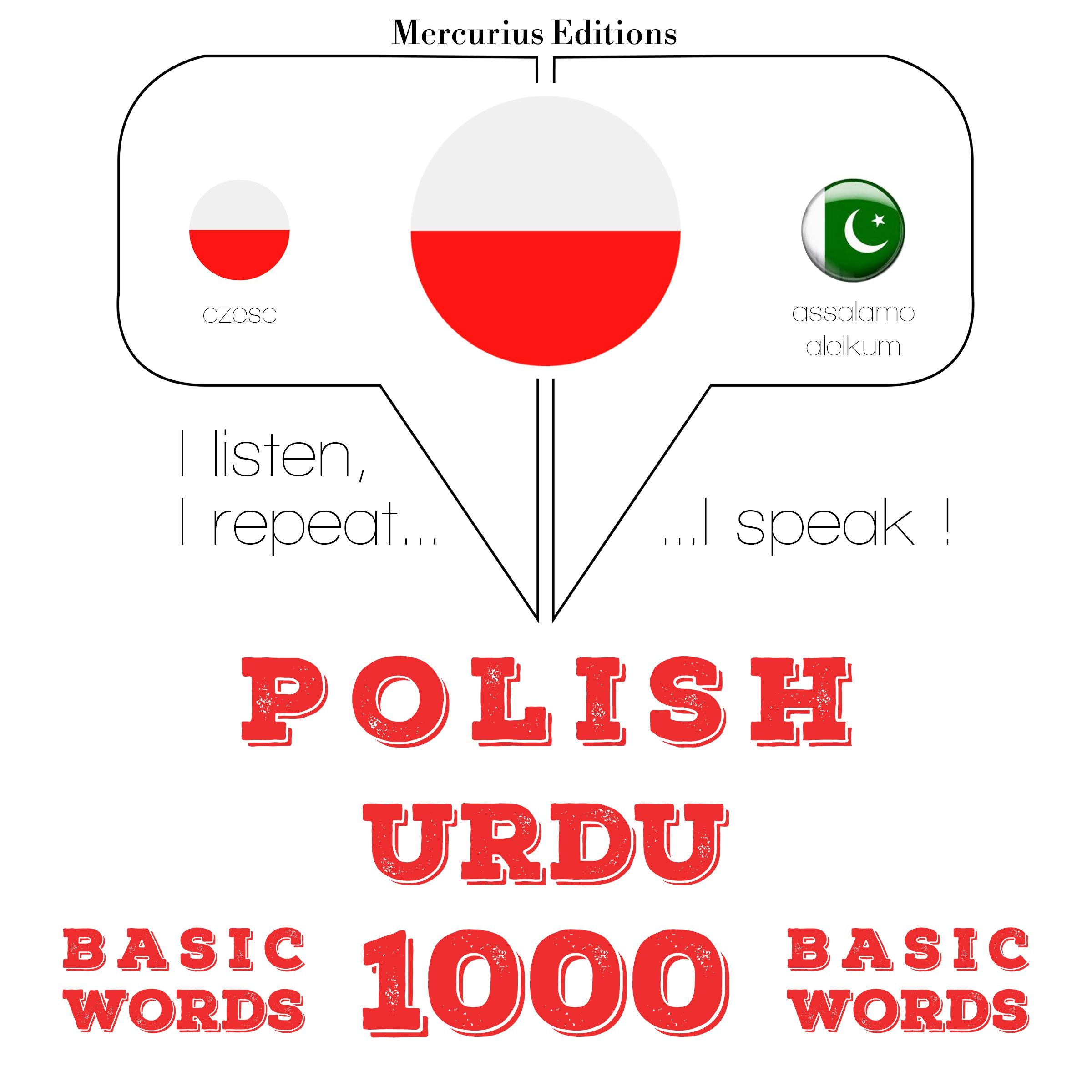 Polski - urdu: 1000 podstawowych słów