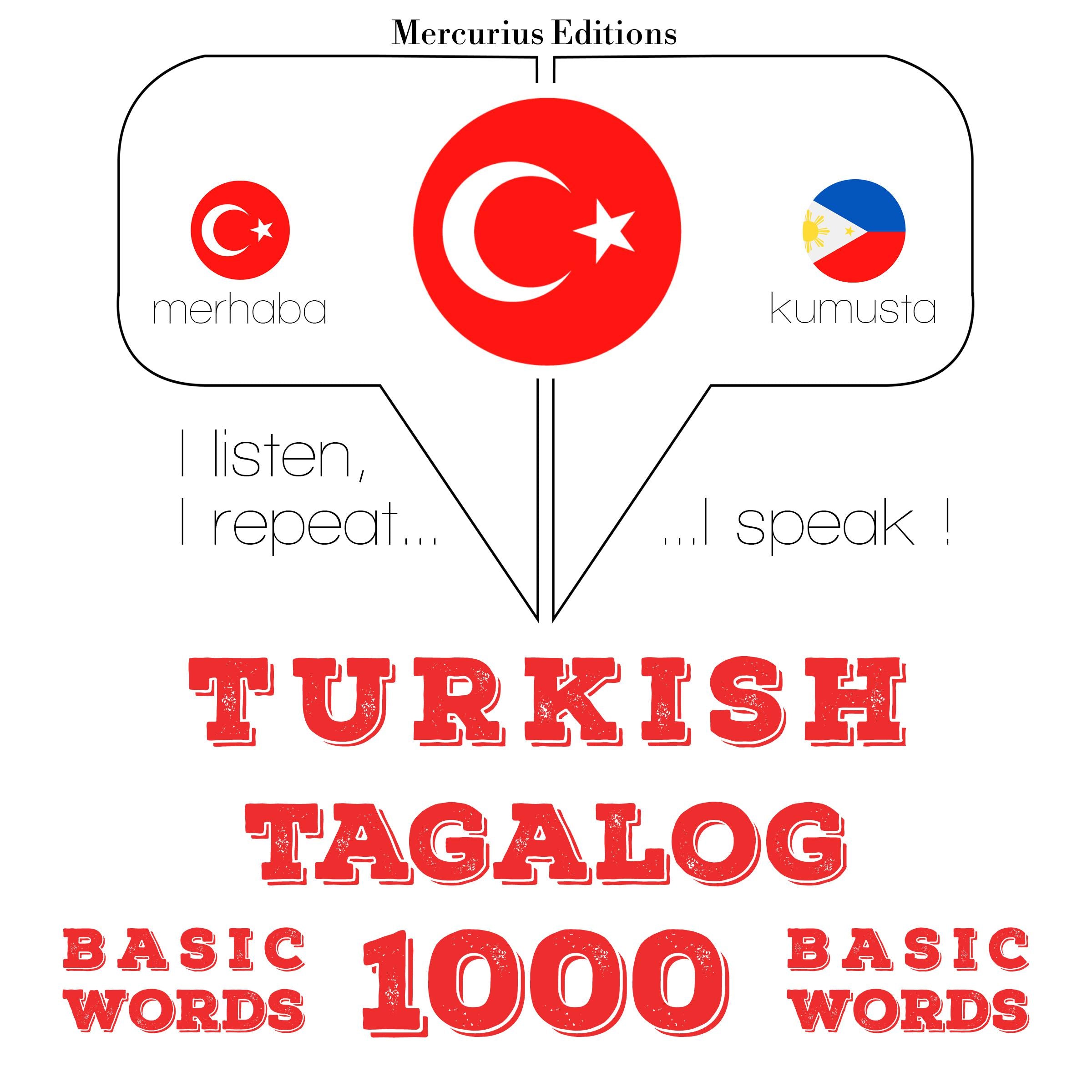 Türkçe - Tagalog: 1000 temel kelime