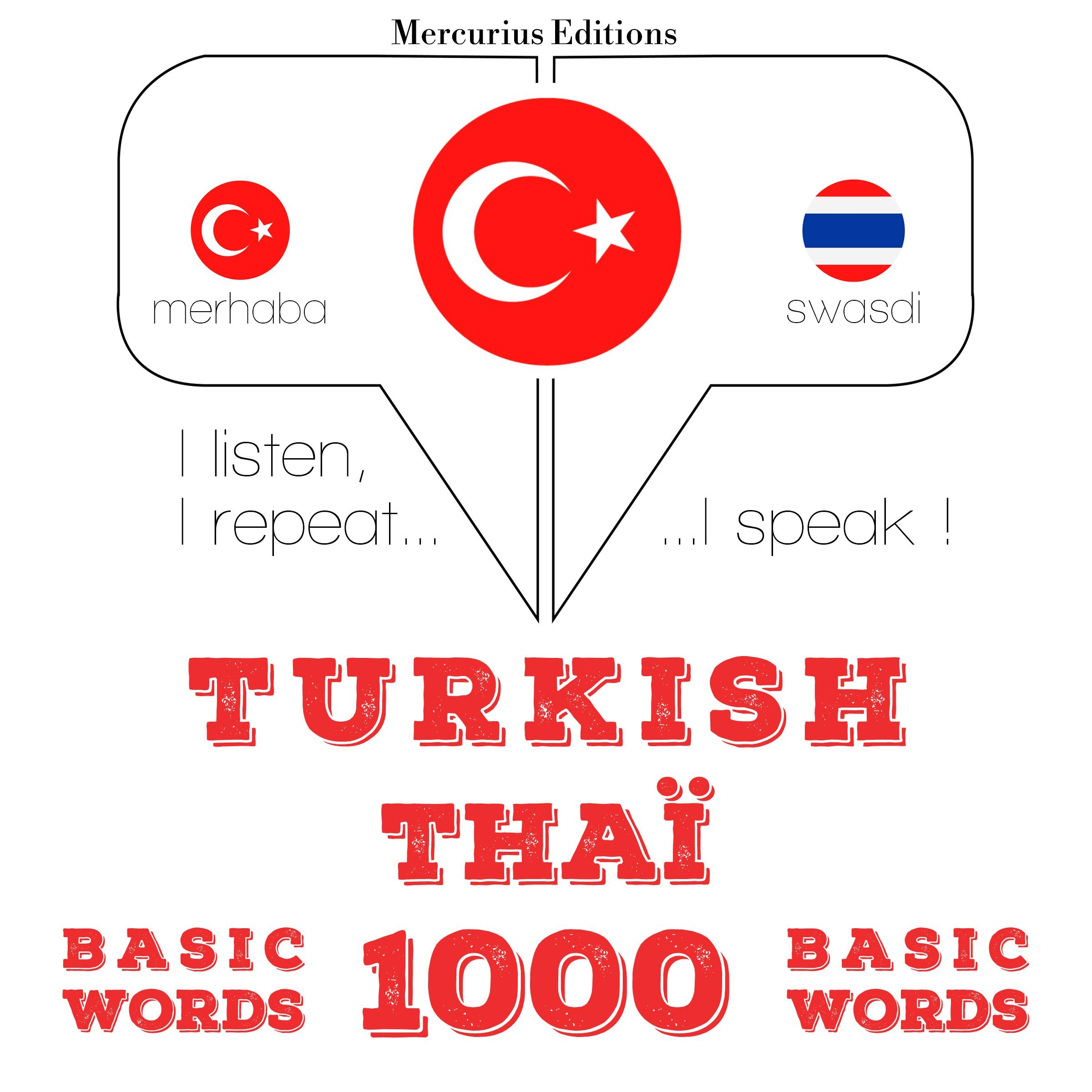 Türkçe - Tayca: 1000 temel kelime