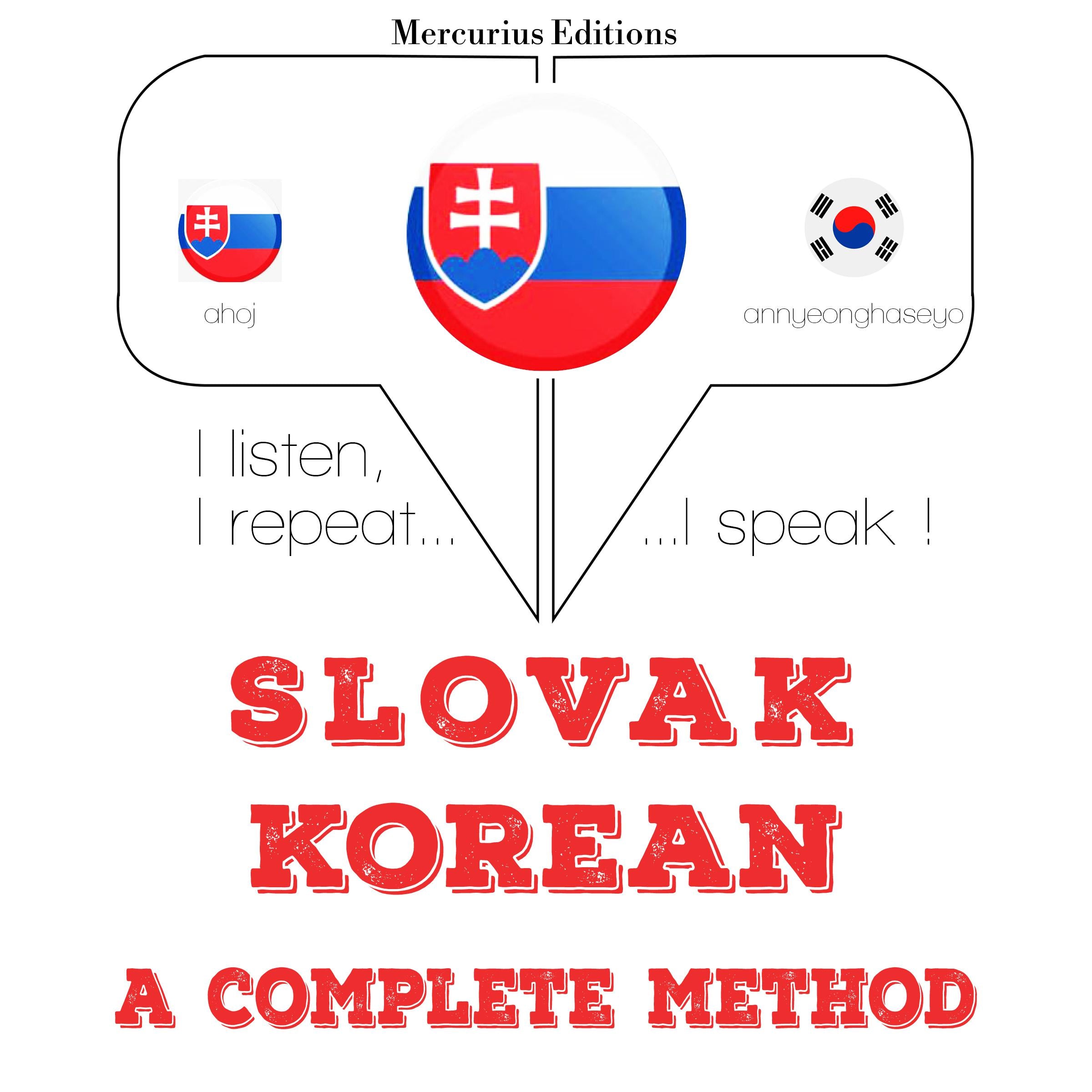 Slovenský - kórejský: kompletná metóda