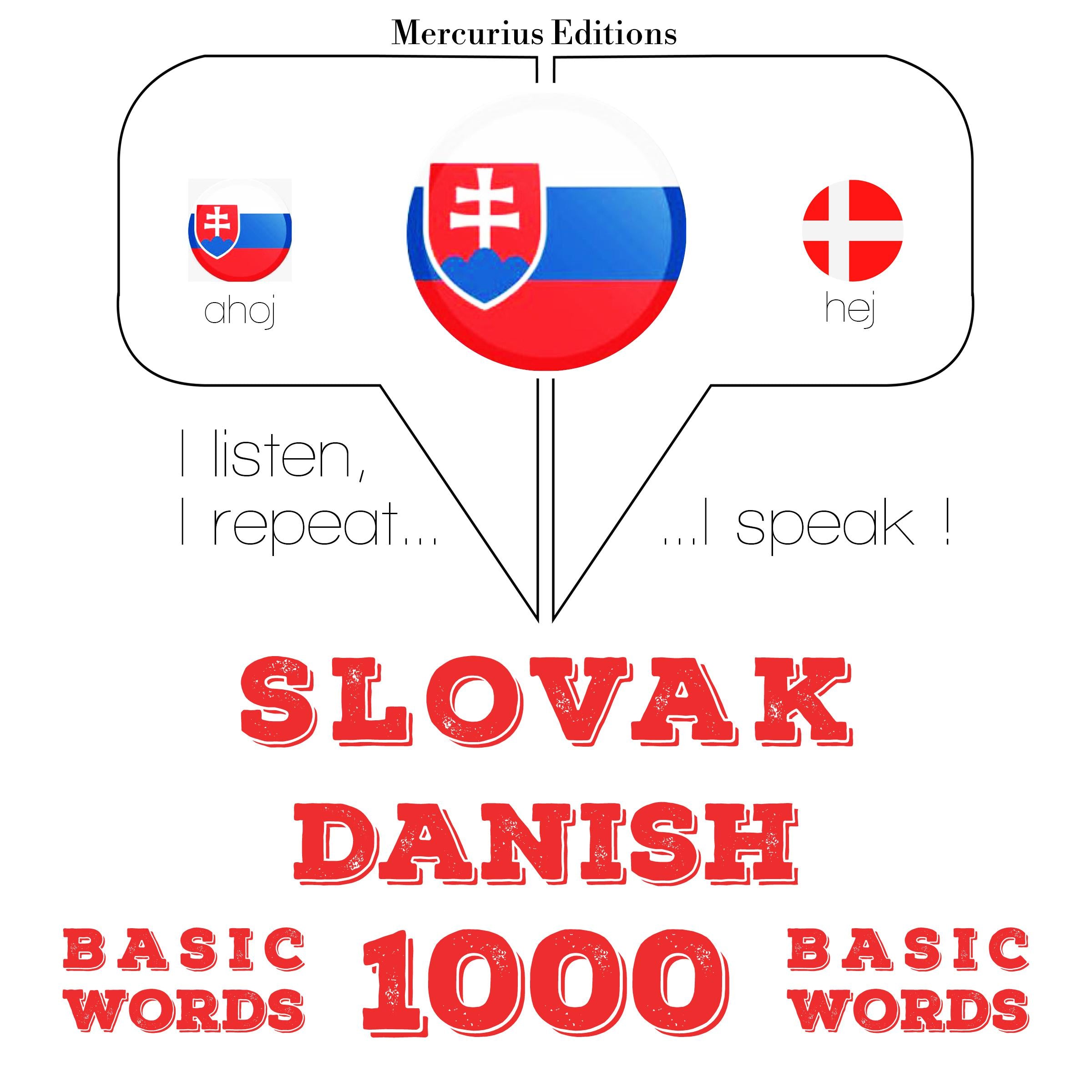 Slovenský - dánske: 1000 základných slov