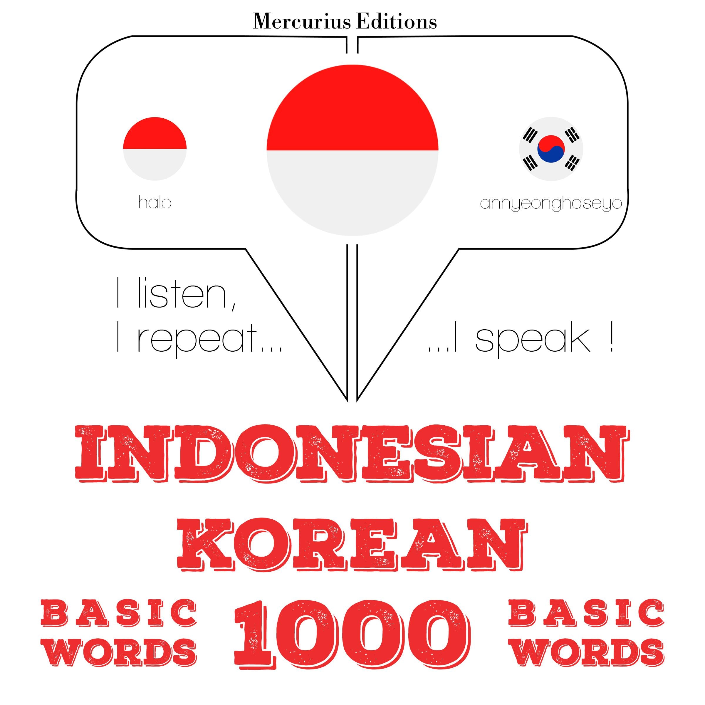 1000 kata-kata penting di Korea