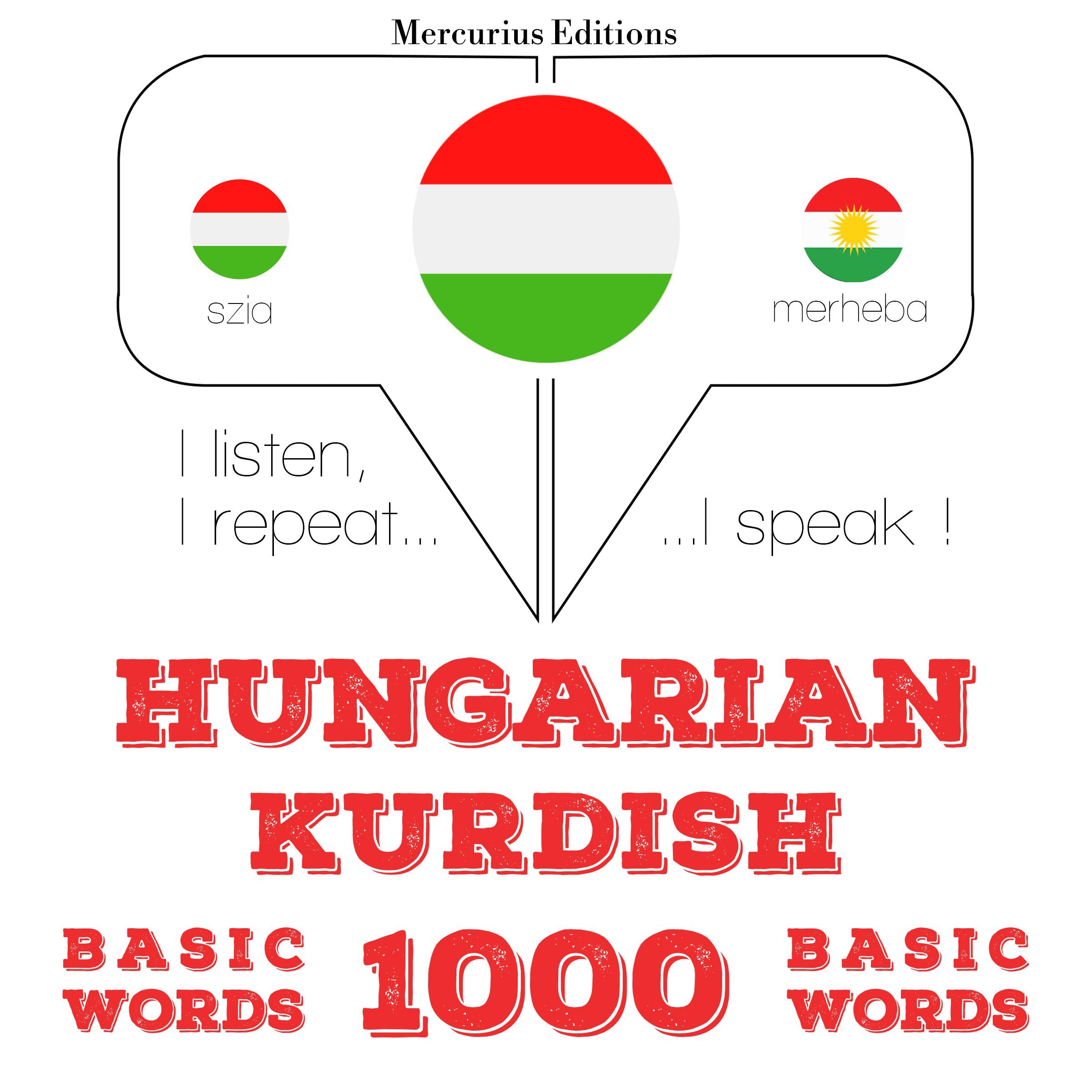 Magyar - kurd: 1000 alapszó