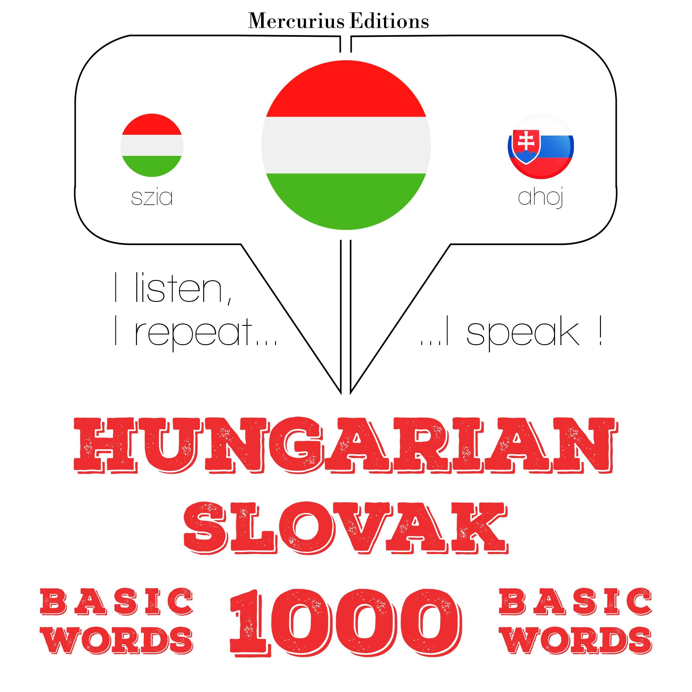 Magyar - szlovák: 1000 alapszó