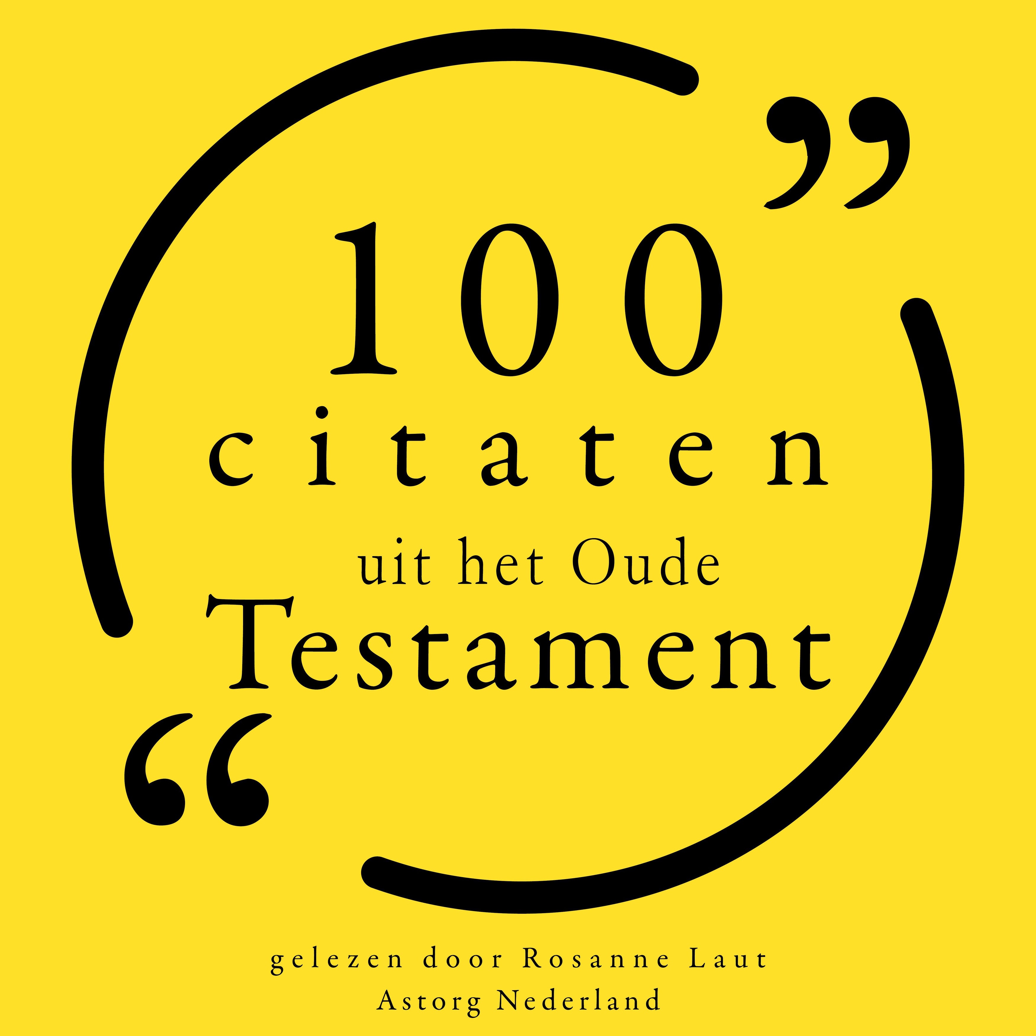 100 citaten uit het Oude Testament