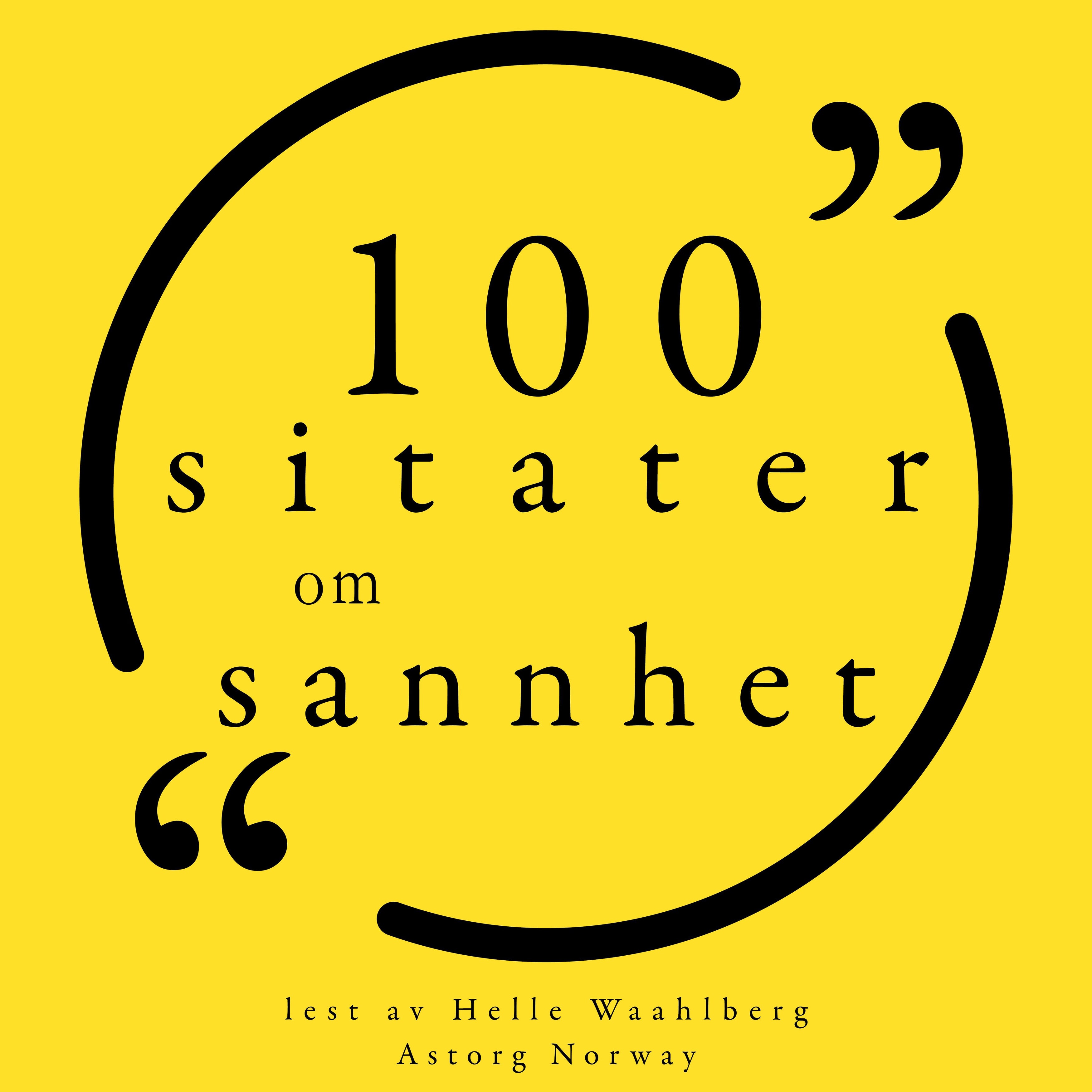 100 sitater om sannhet