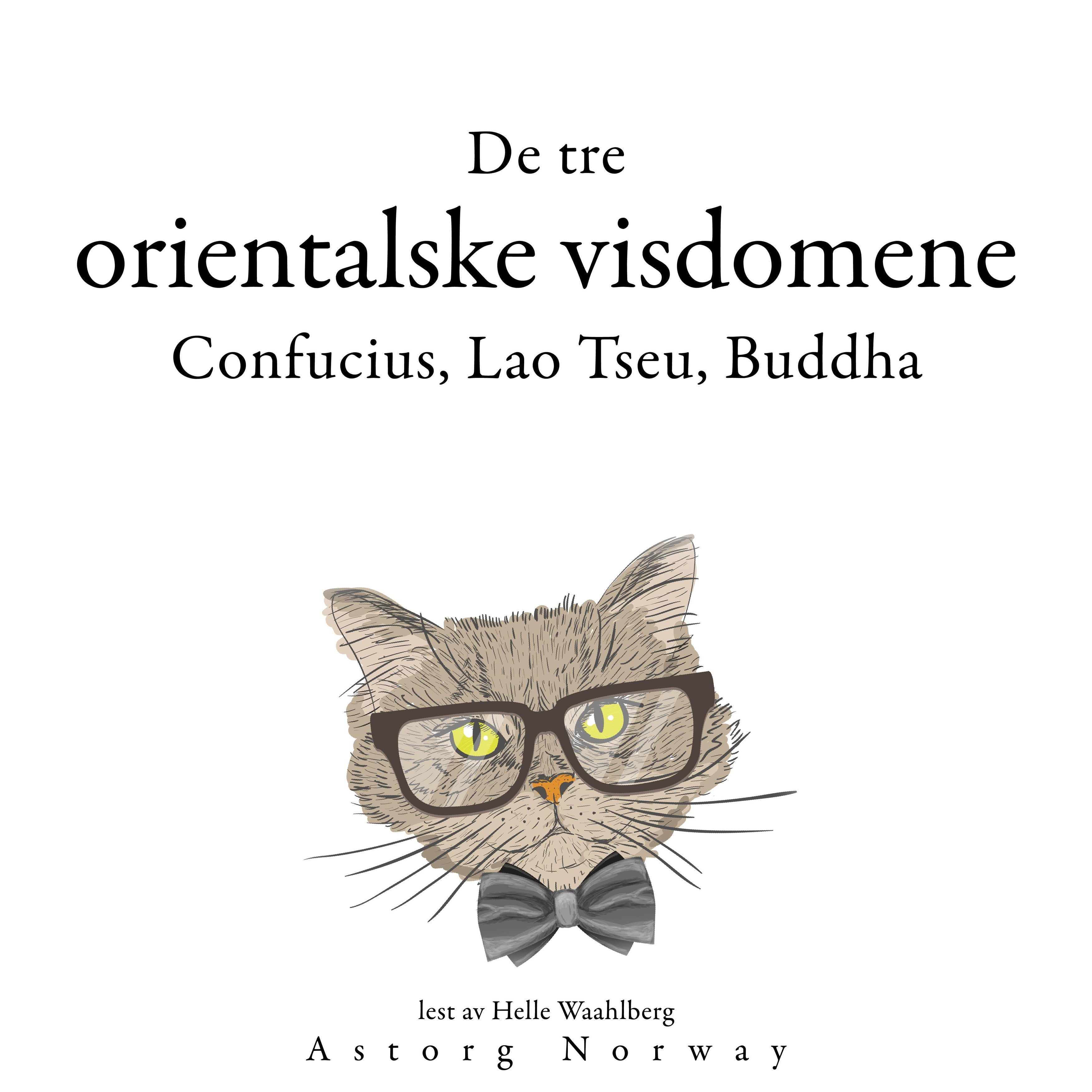 De tre orientalske vismennene, Confucius, Lao Tzu, Buddha ...