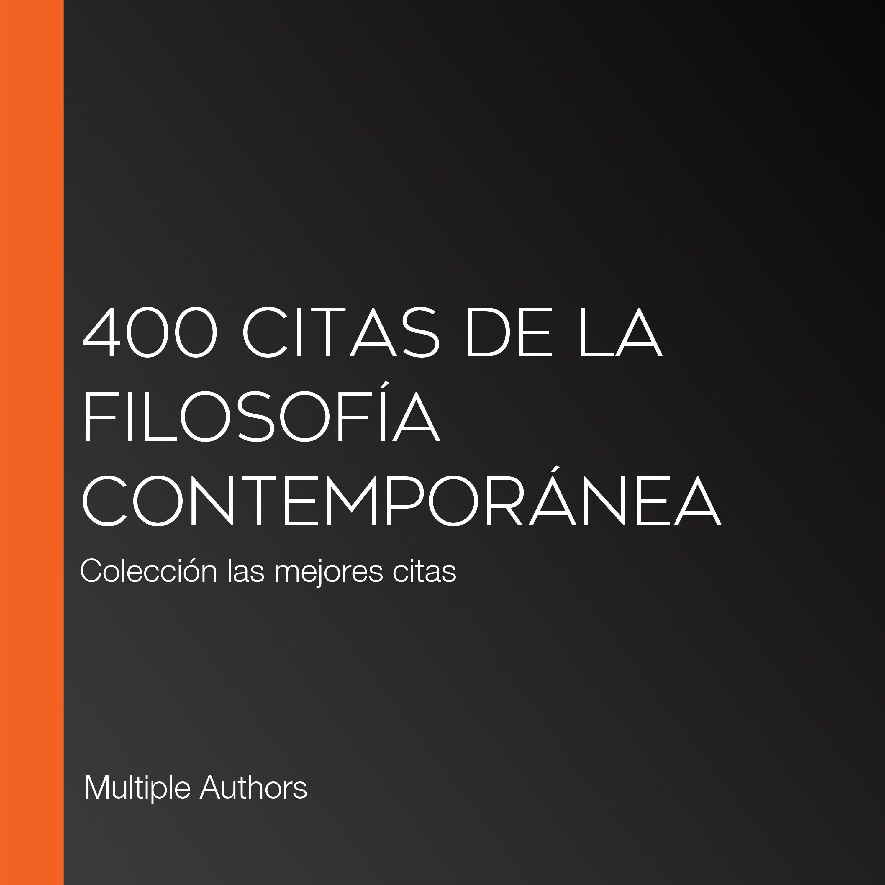 400 citas de la filosofía contemporánea