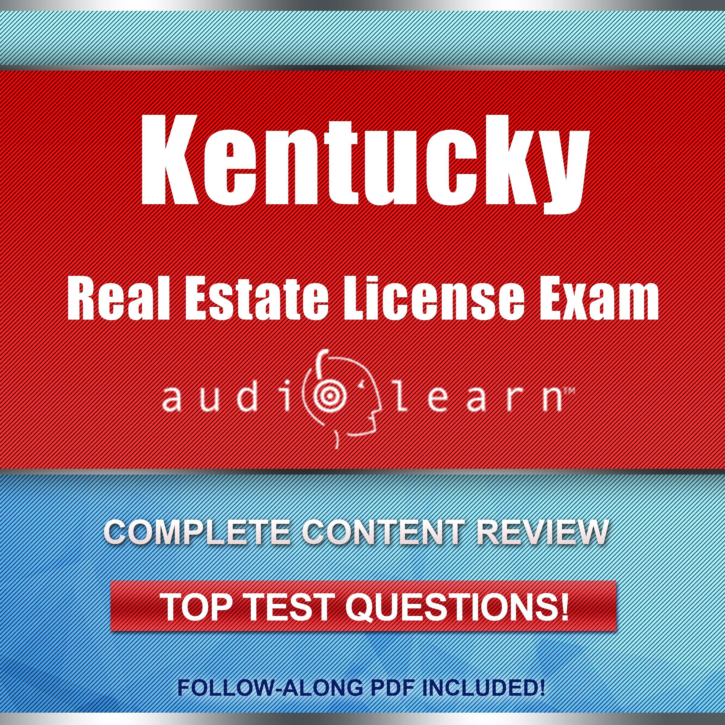 Kentucky Real Estate License Exam AudioLearn