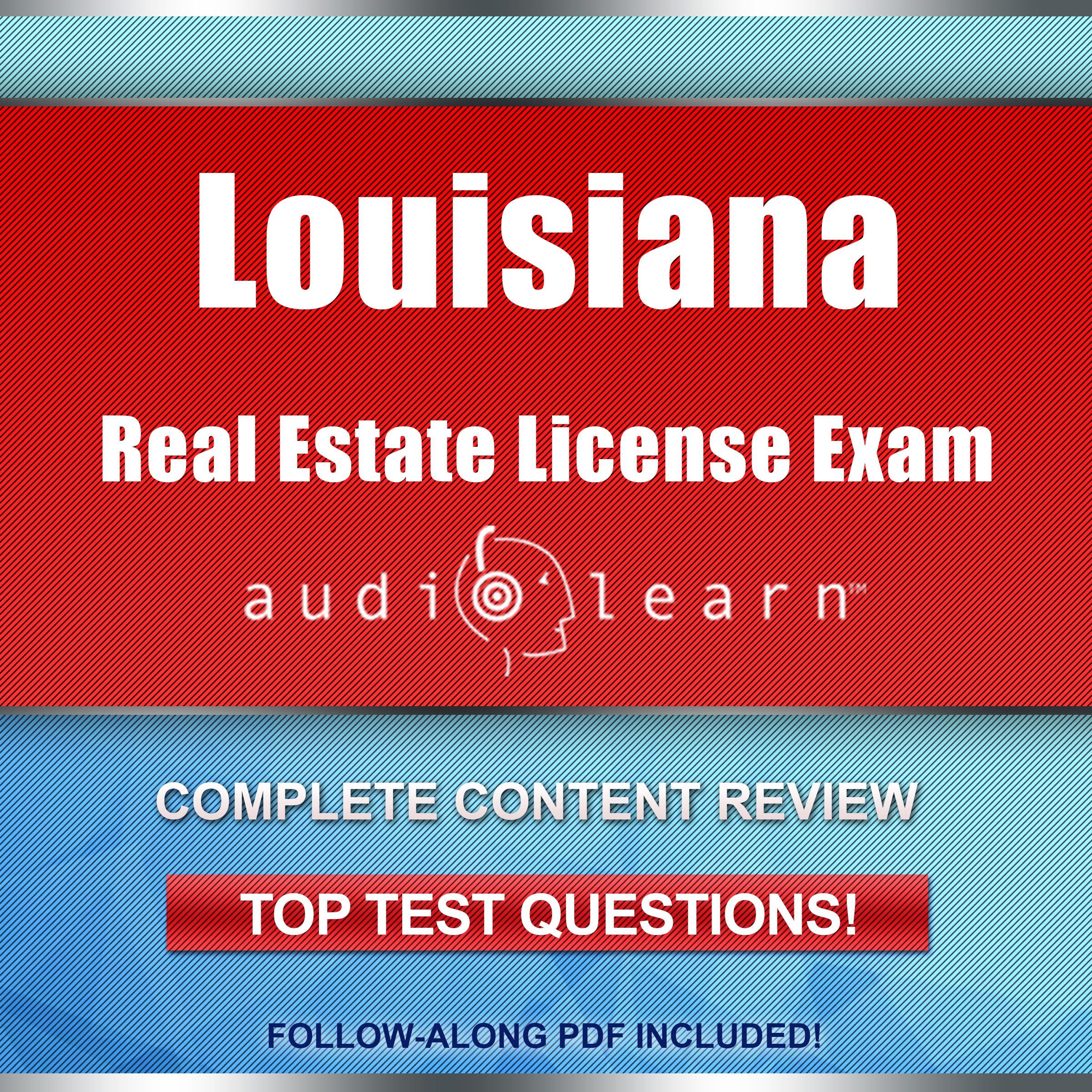 Louisiana Real Estate License Exam AudioLearn