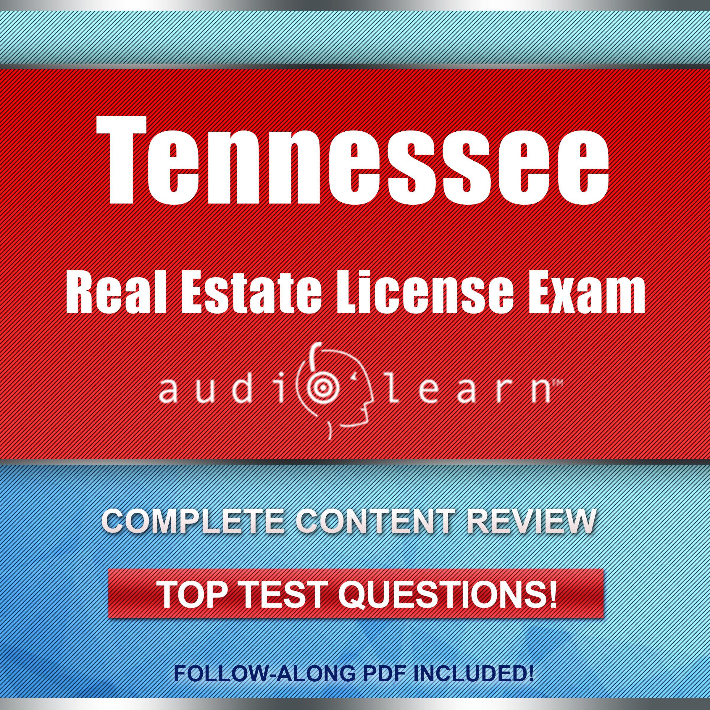 Tennessee Real Estate License Exam AudioLearn