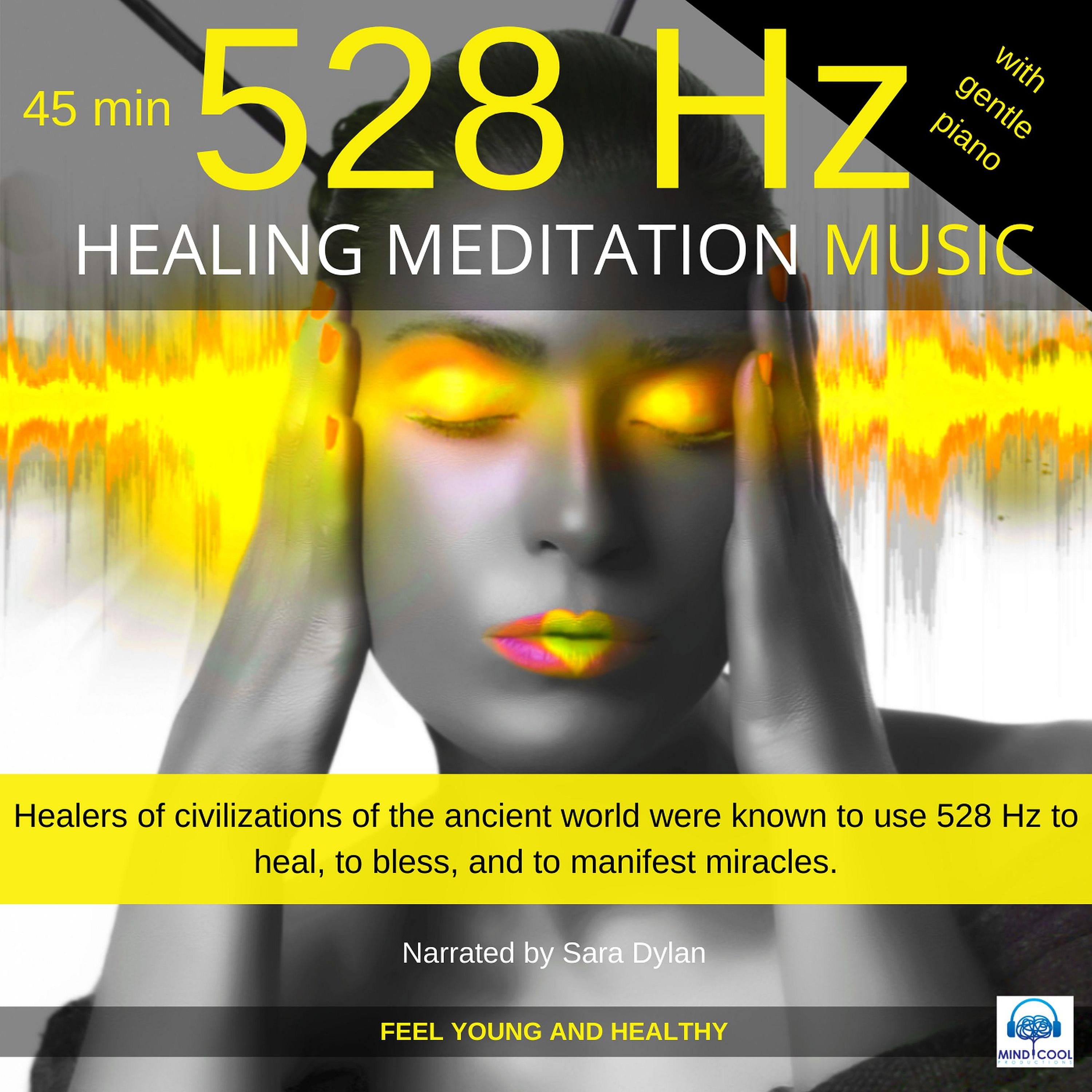 Healing Meditation Music 528 Hz with piano 45 minutes.