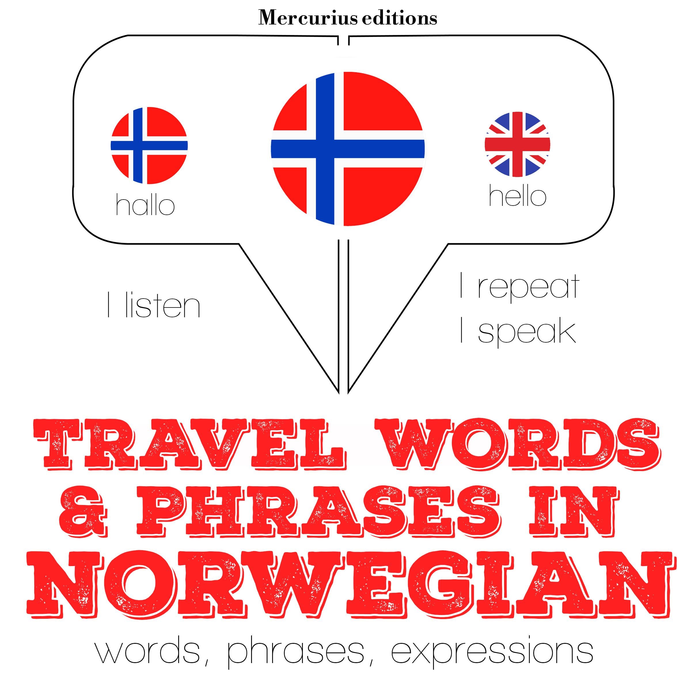 Travel words and phrases in Norwegian