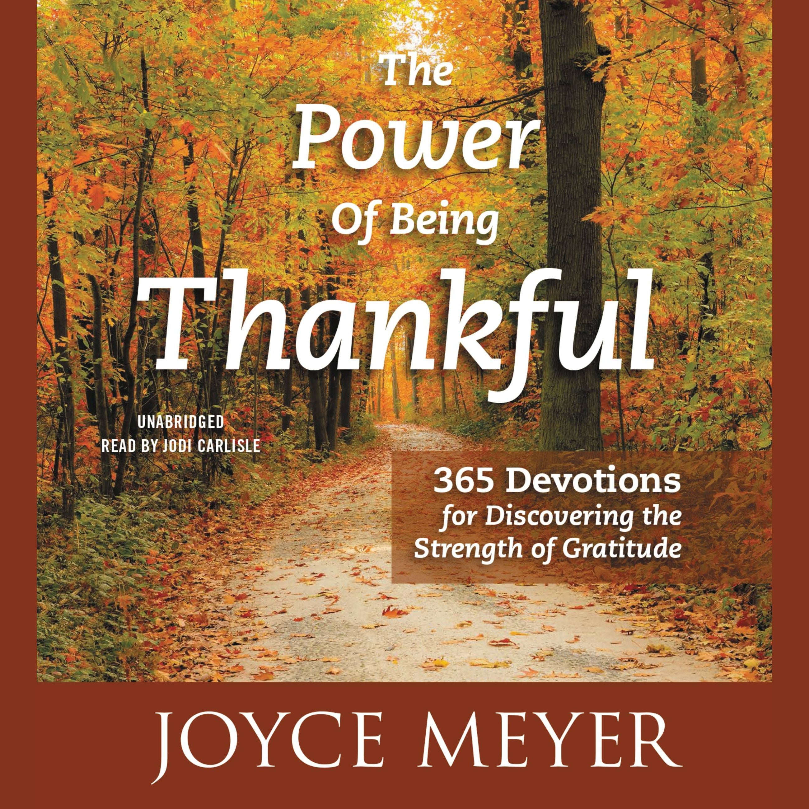 The Power of Being Thankful