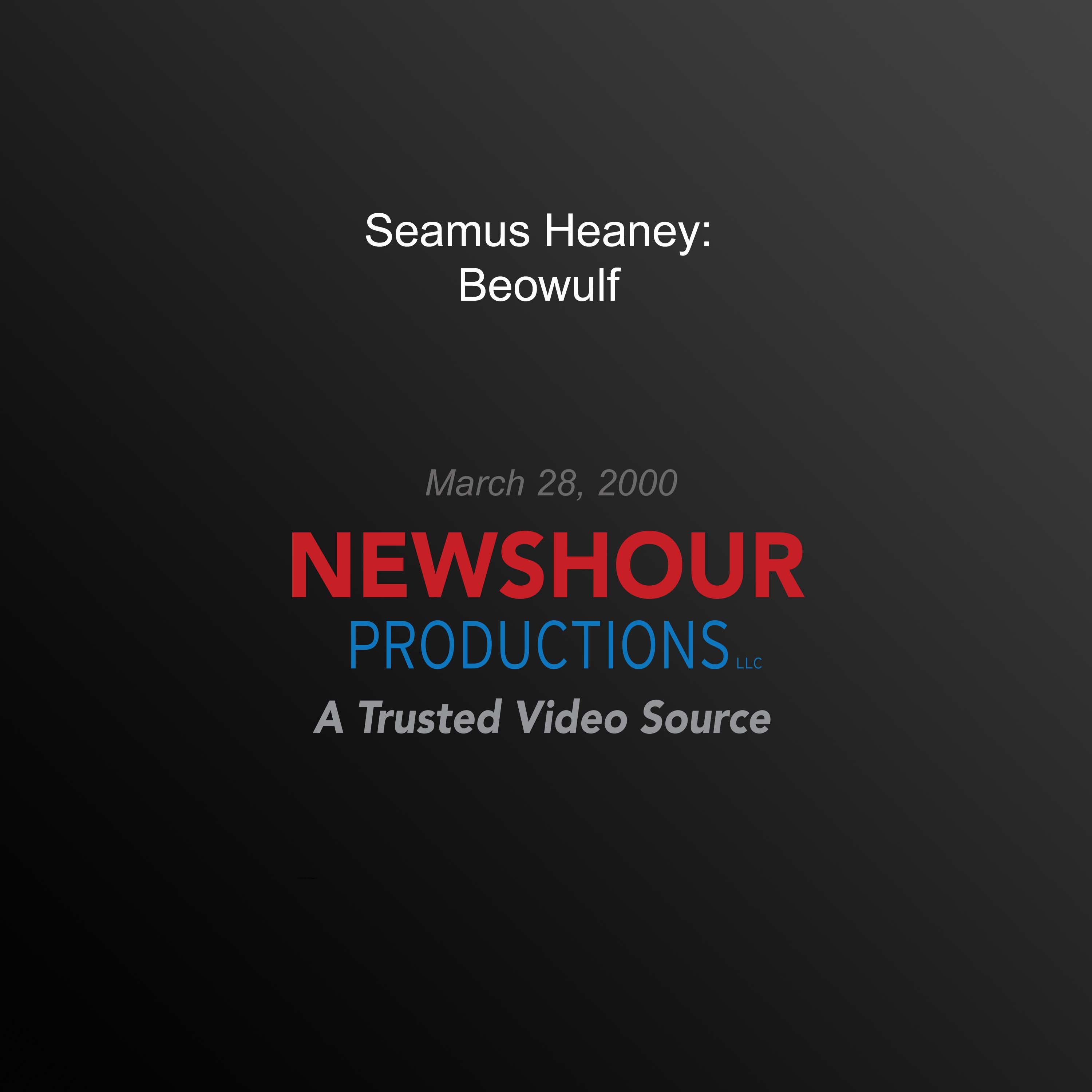 Interview with poet Seamus Heaney