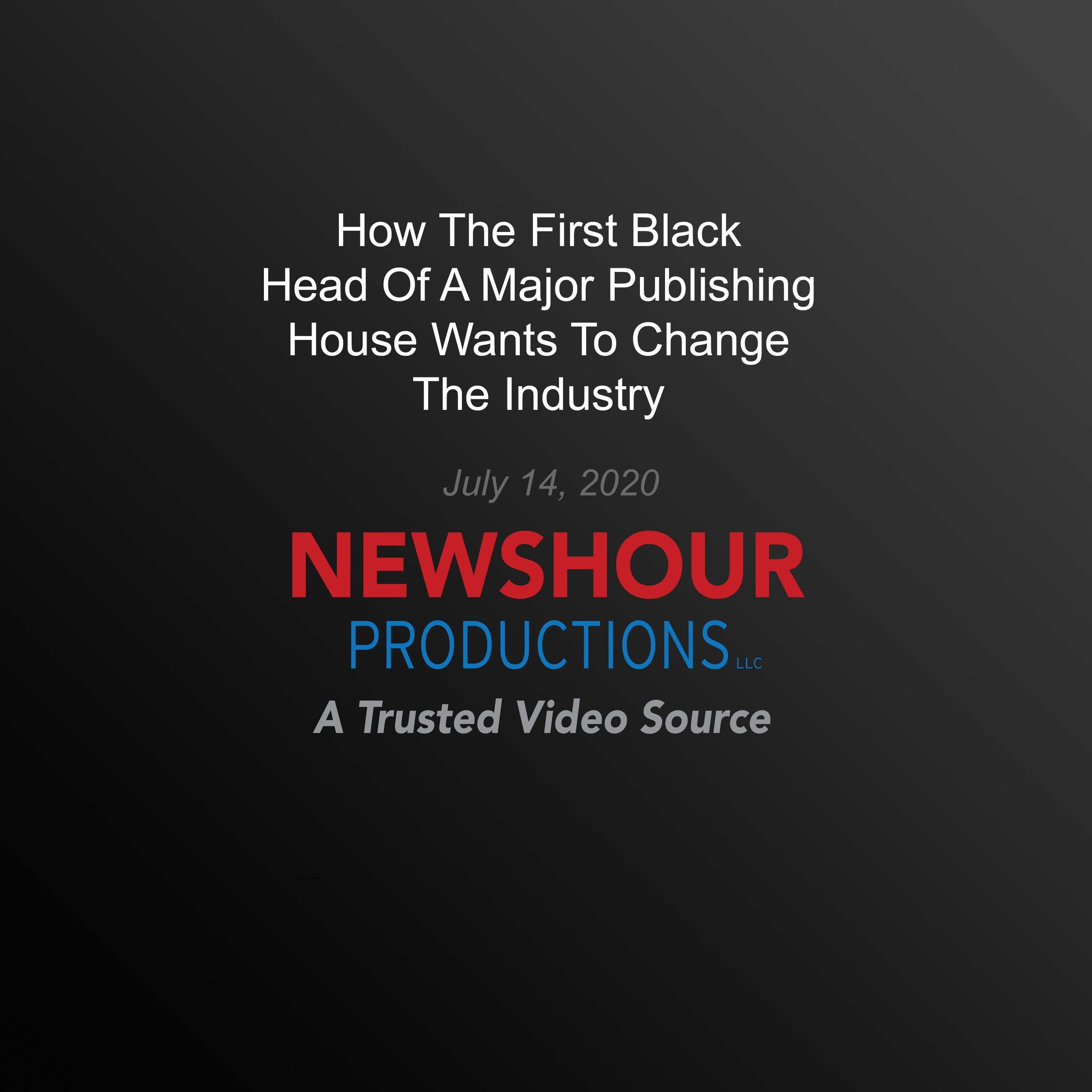 How The First Black Head Of A Major Publishing House Wants To Change The  Industry
