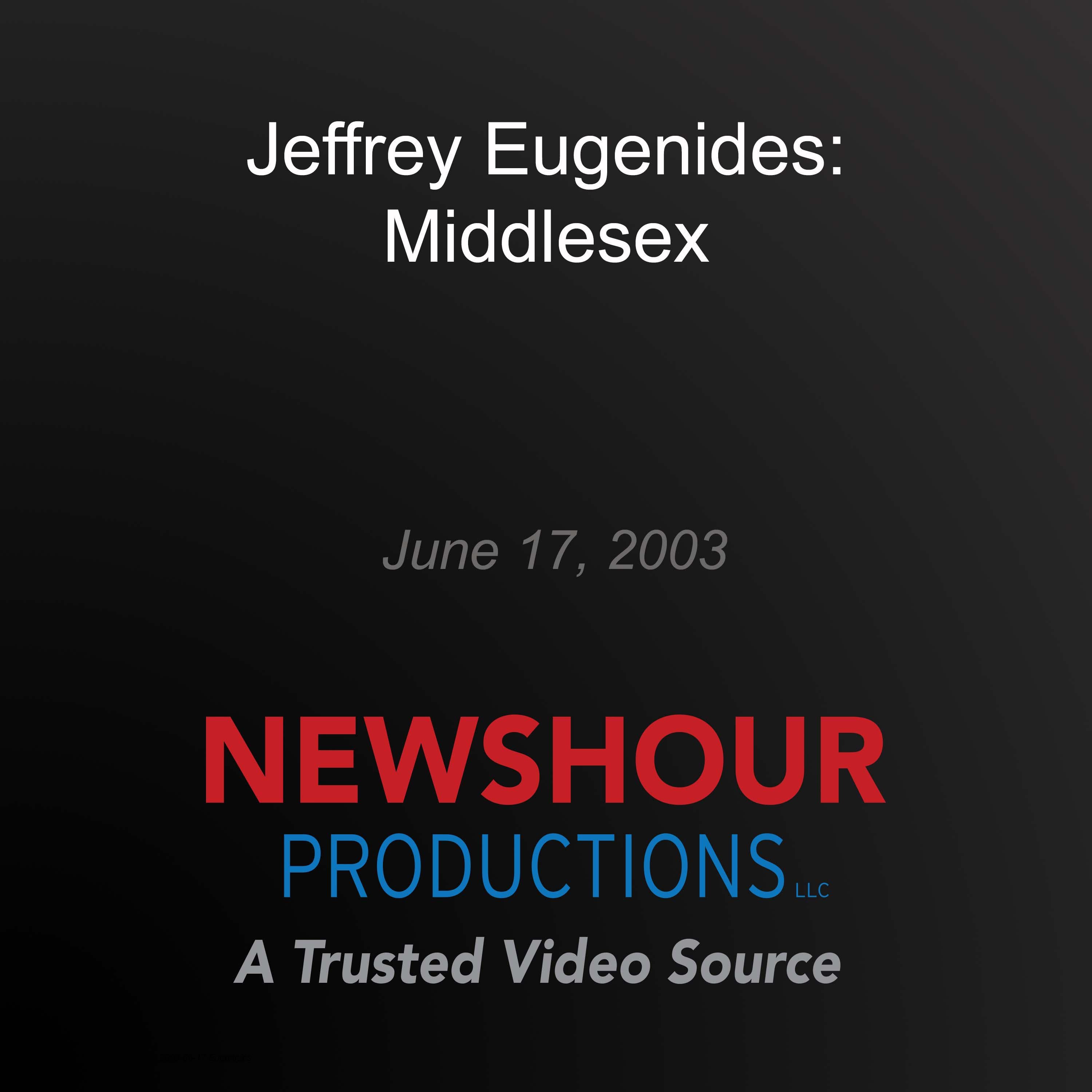 Jeffrey Eugenides: Middlesex