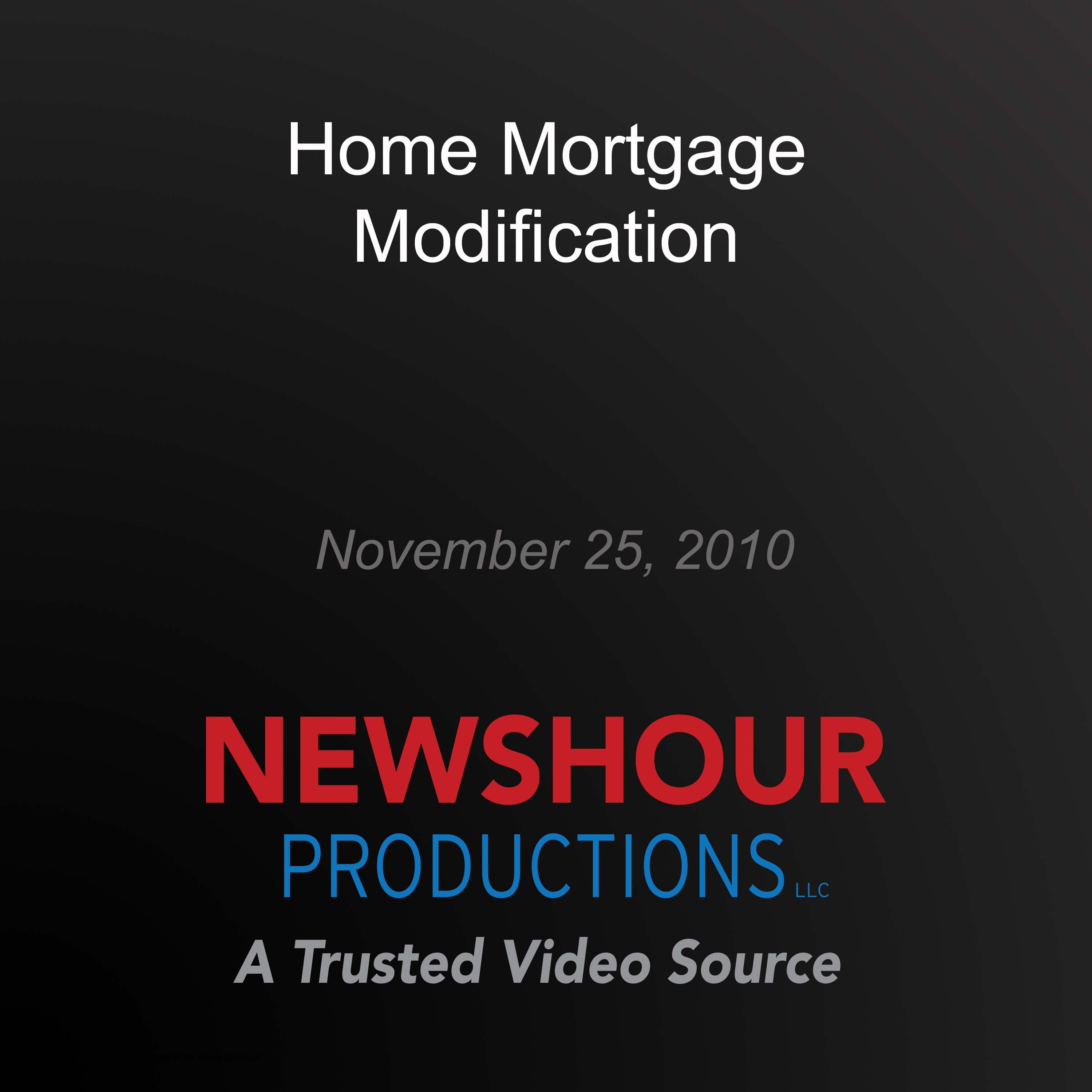 Home Mortgage Modification