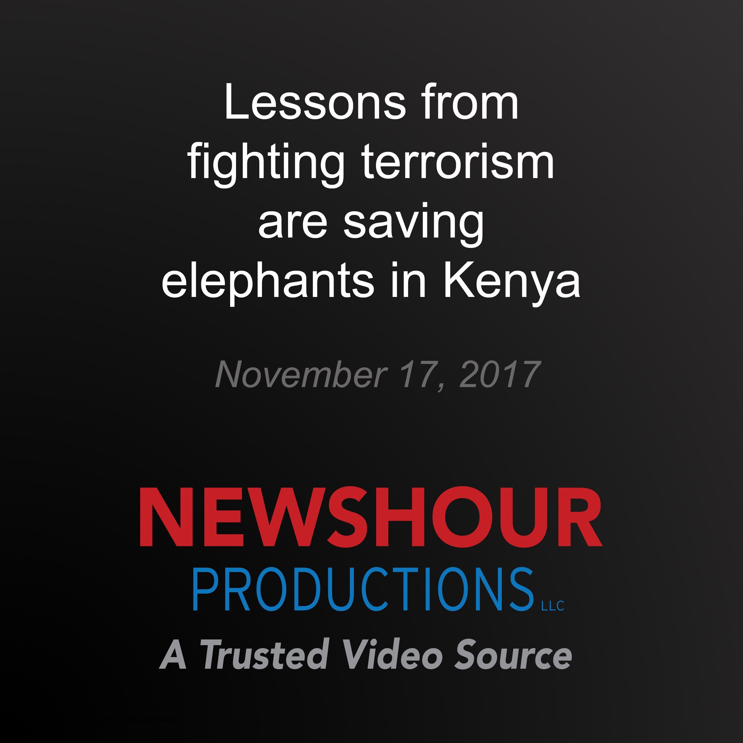 Lessons from fighting terrorism are saving elephants in Kenya