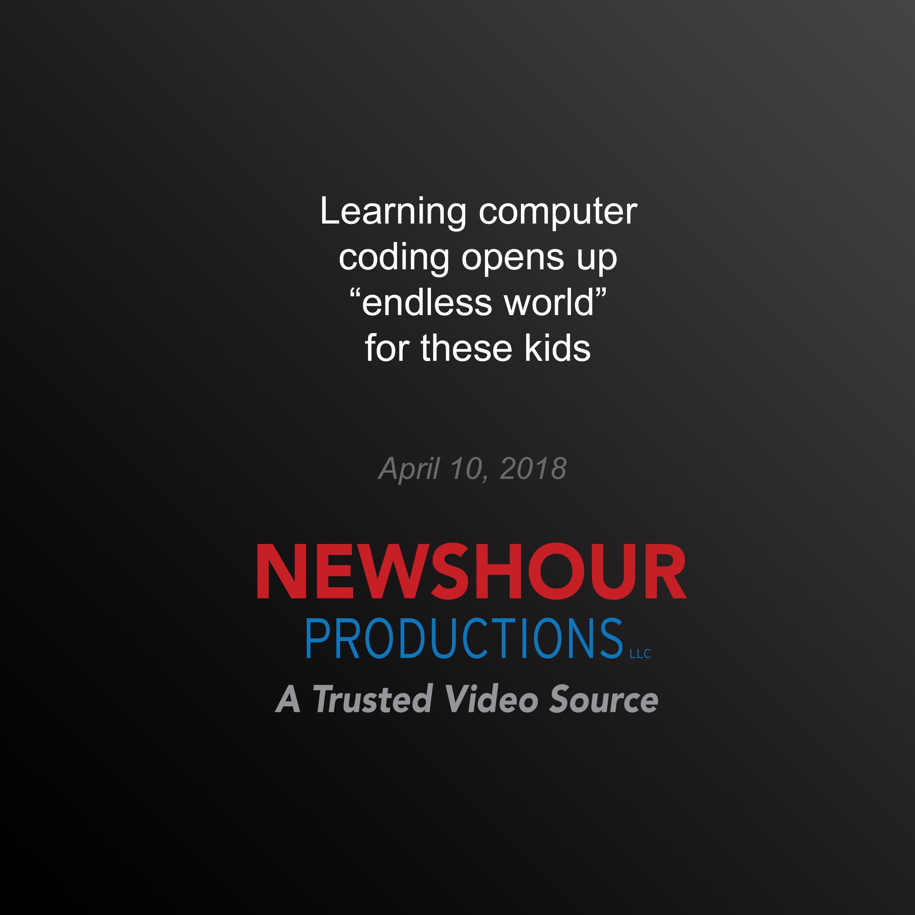 Learning computer coding opens up "endless world" for these kids