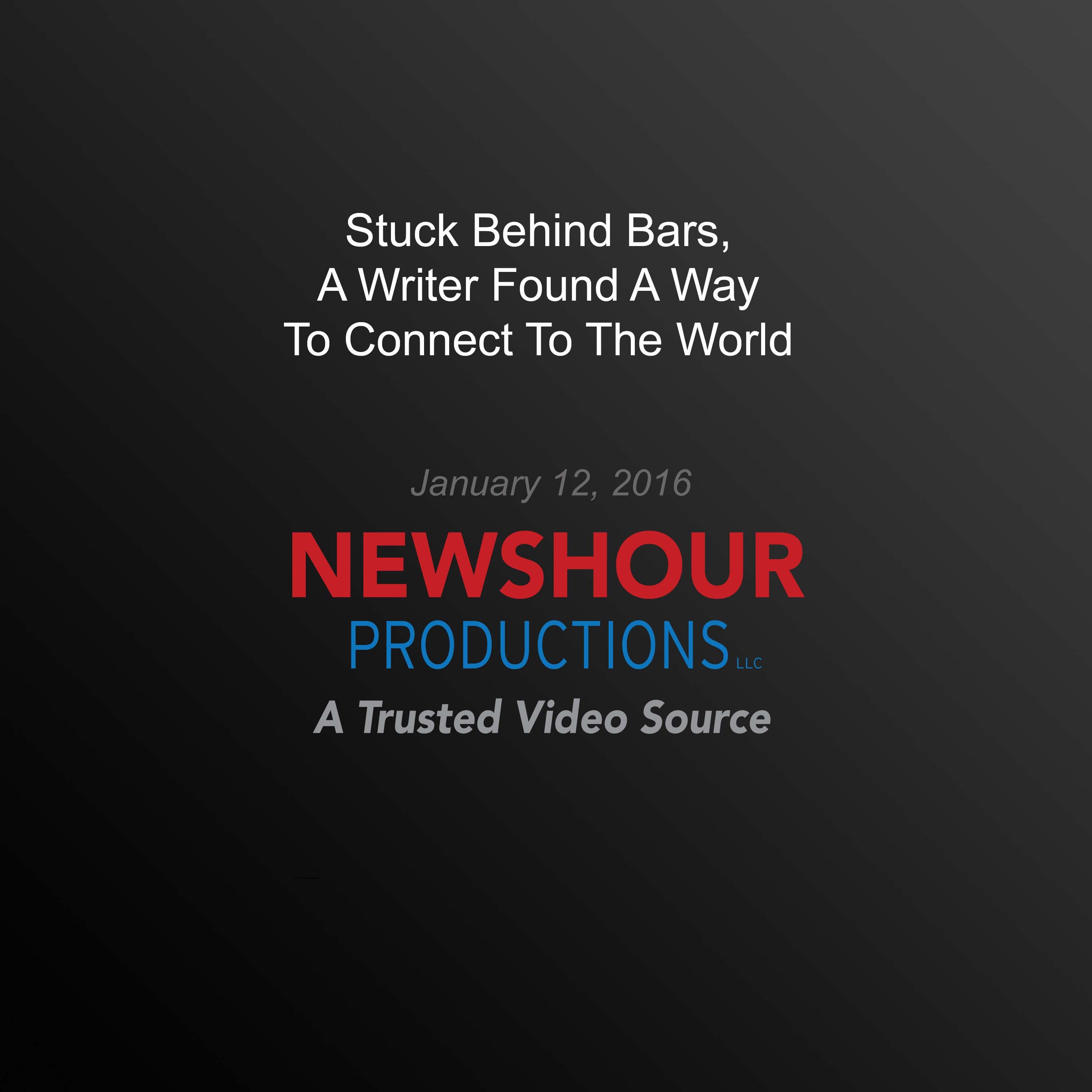 Stuck Behind Bars, A Writer Found A Way To Connect To The World