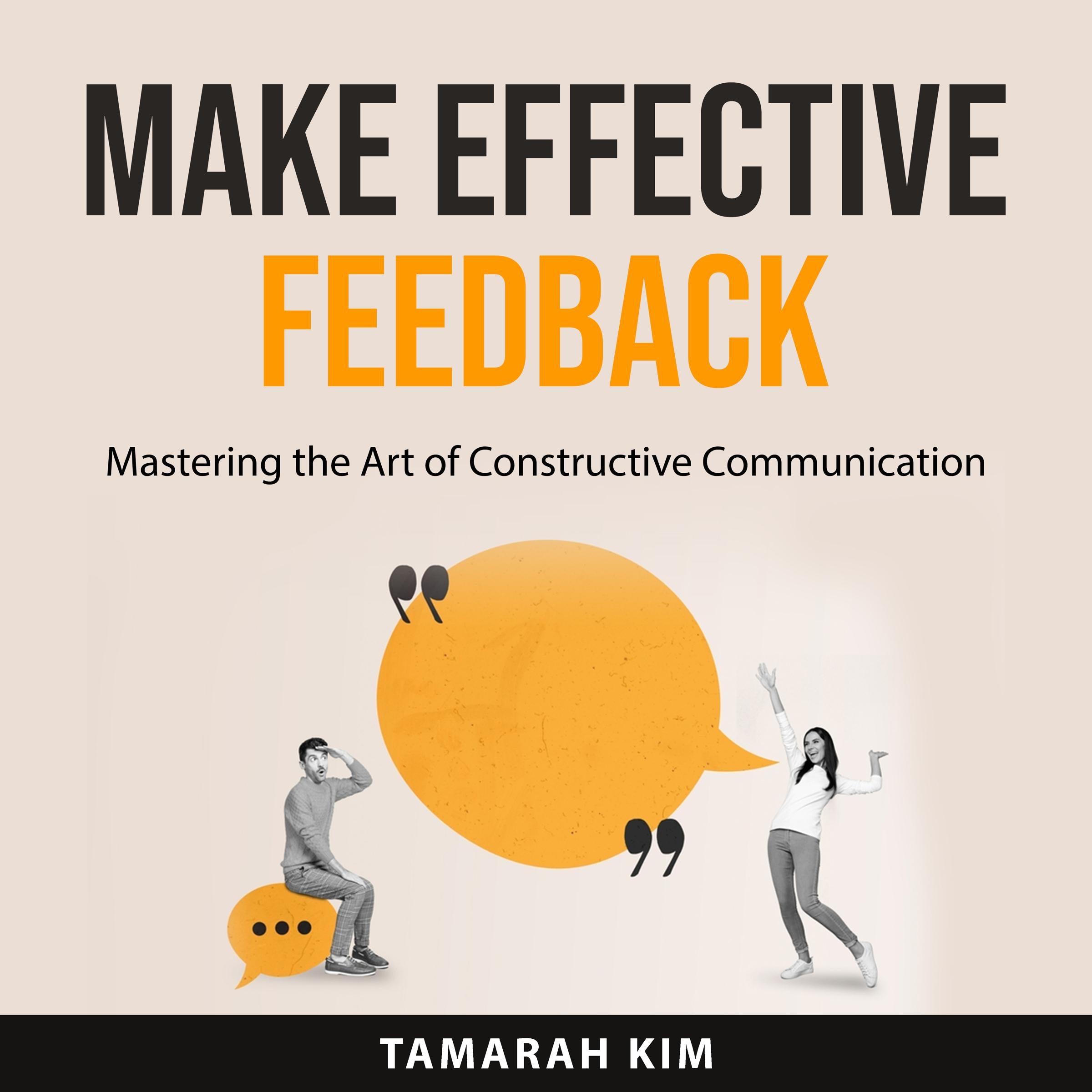 Make Effective Feedback