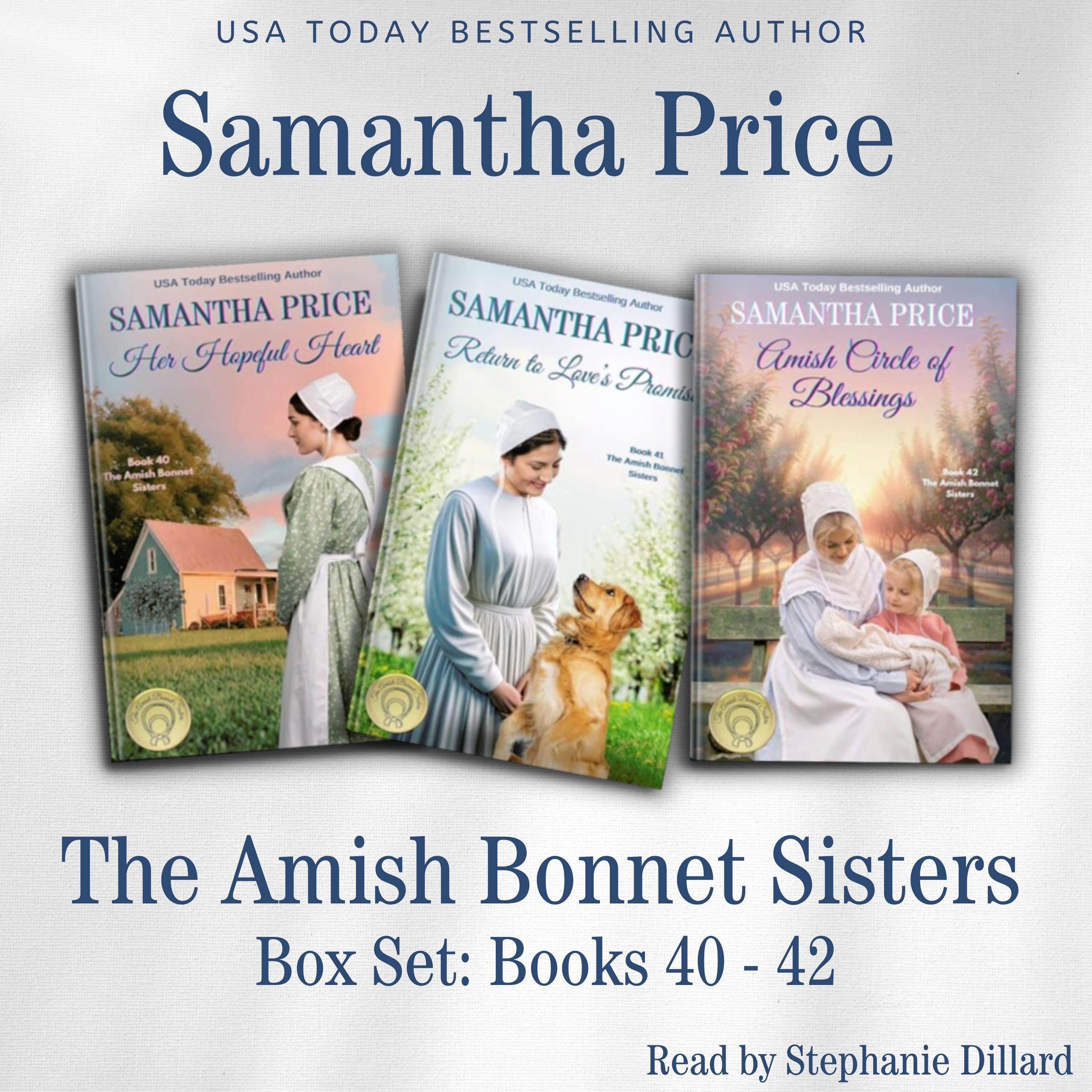 The Amish Bonnet Sisters Box Set, Volume 14 Books 40-42 (Her Hopeful Heart, Return to Love's Promise, Amish Circle of Blessings)