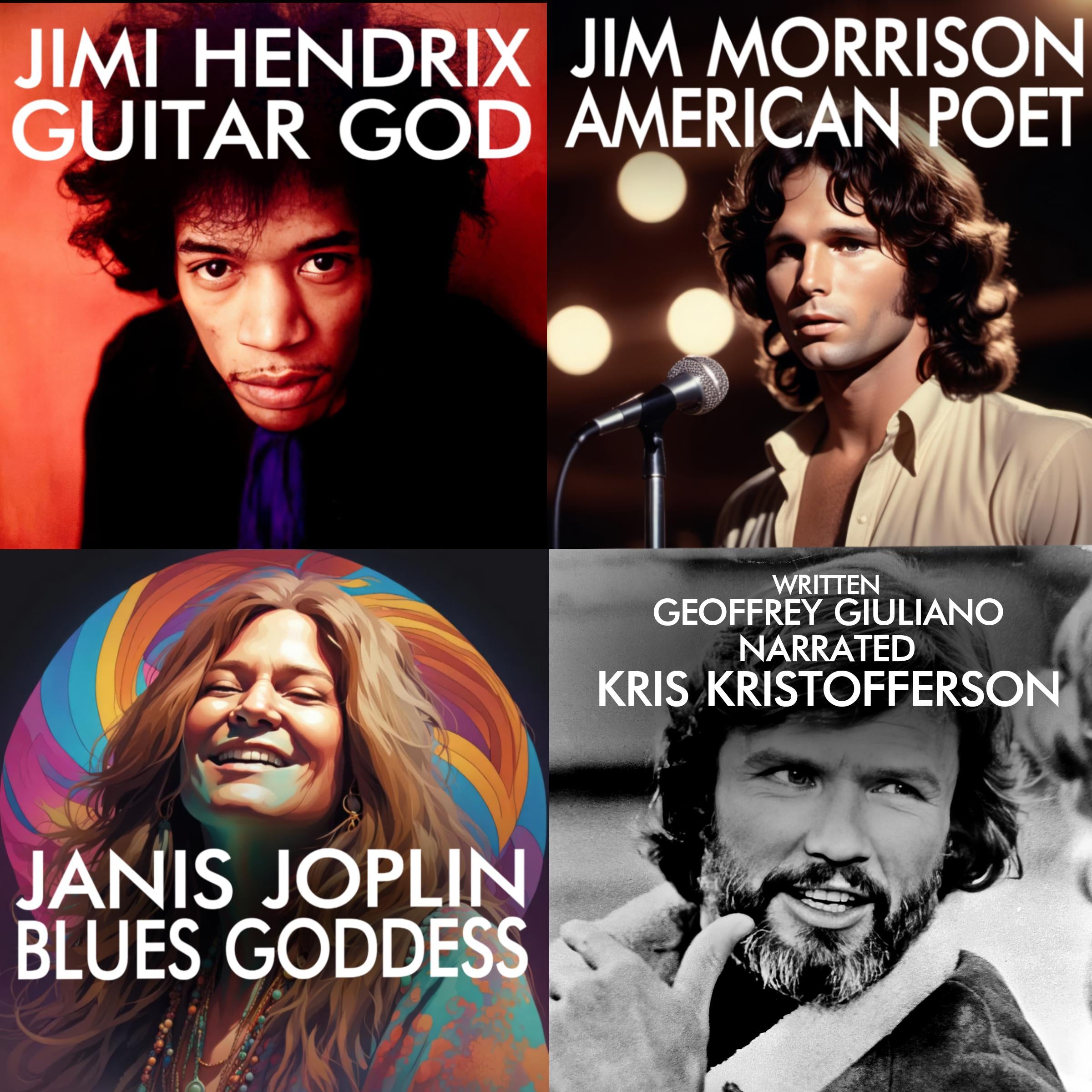 Jimi Hendrix Jim Morrison Janis Joplin