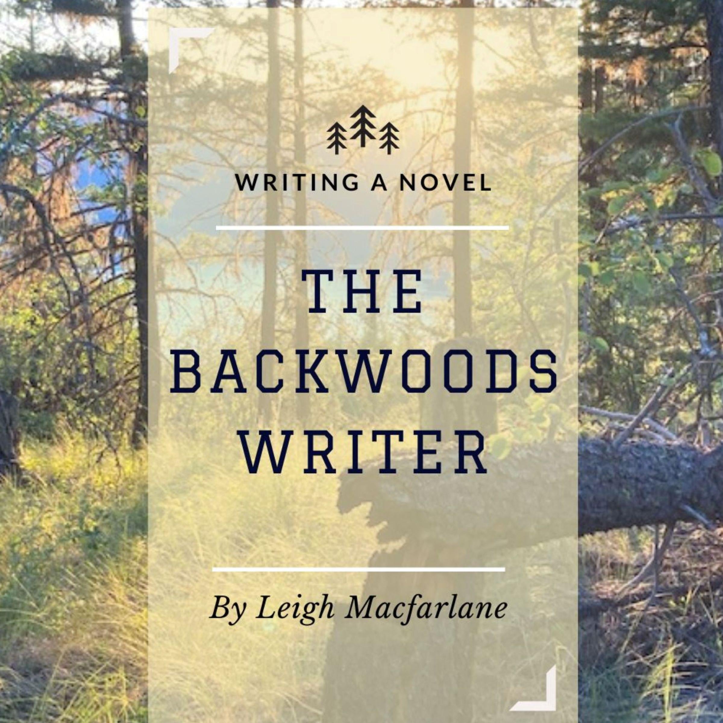 The Backwoods Writer Writing a Novel