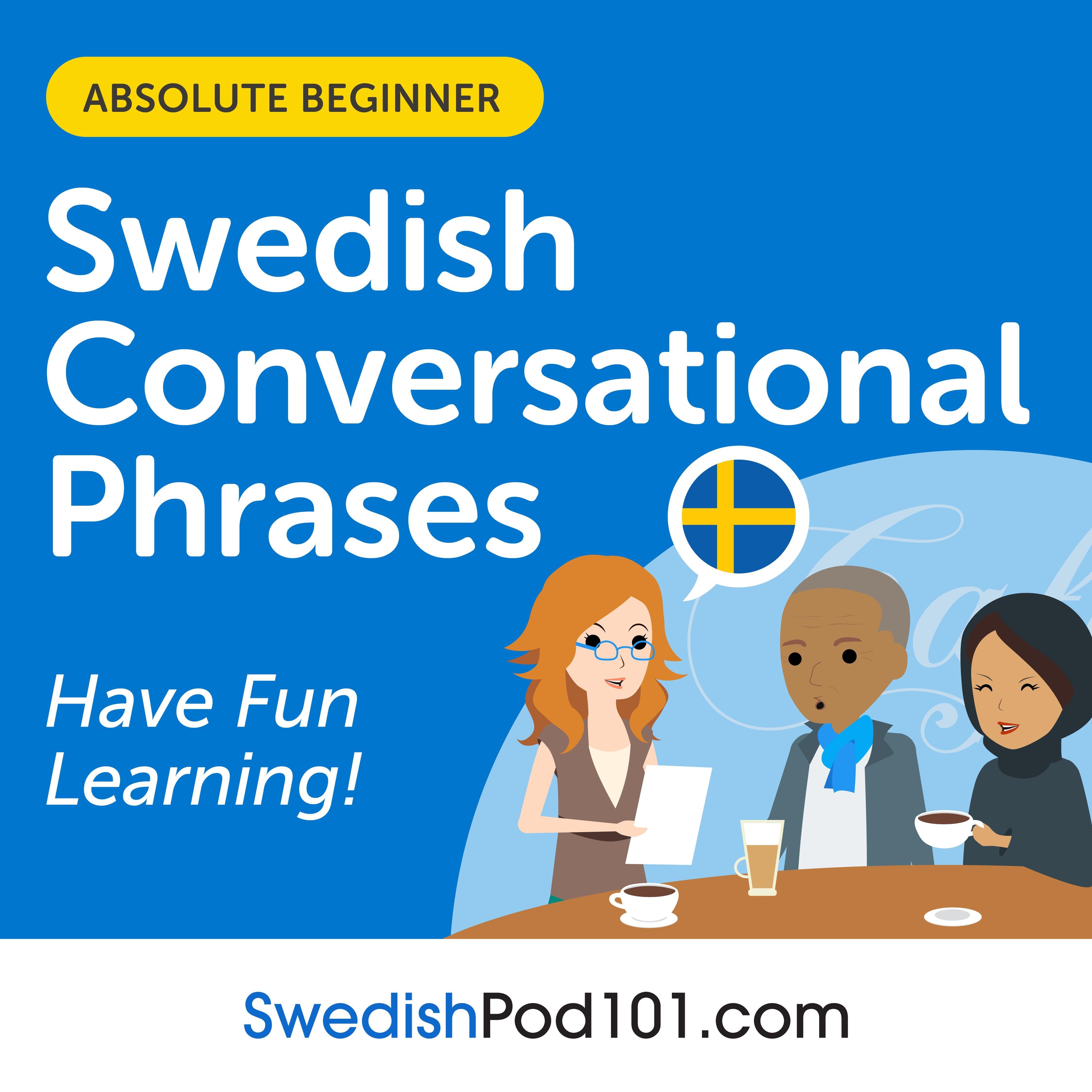 Conversational Phrases Swedish Audiobook