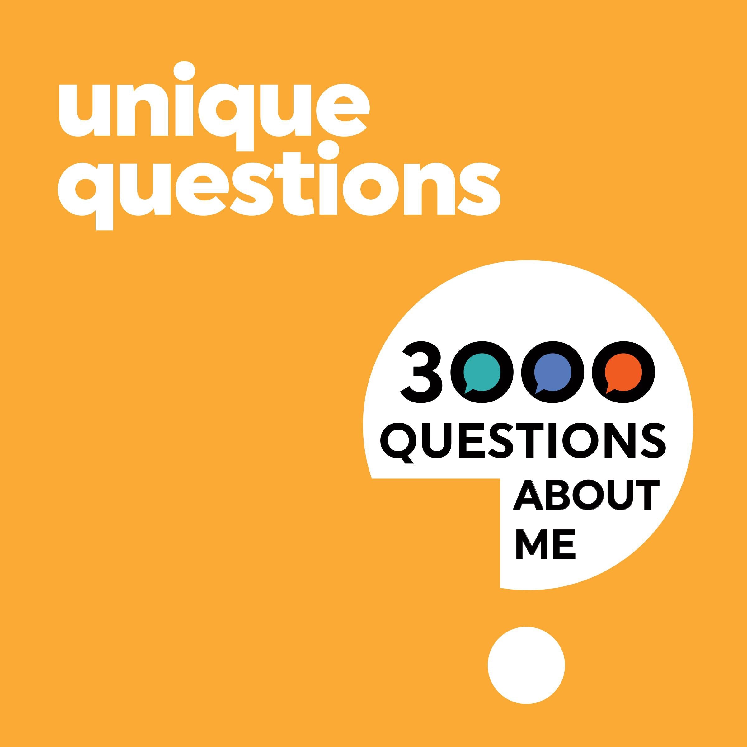 3000 Unique Questions About Me