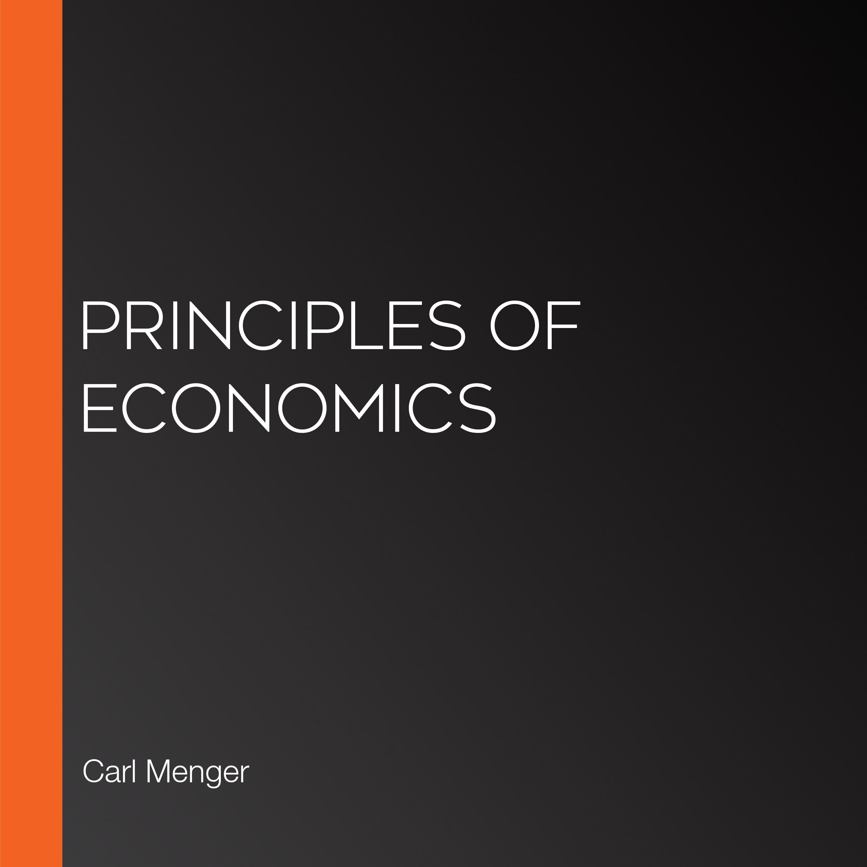 Principles of economics