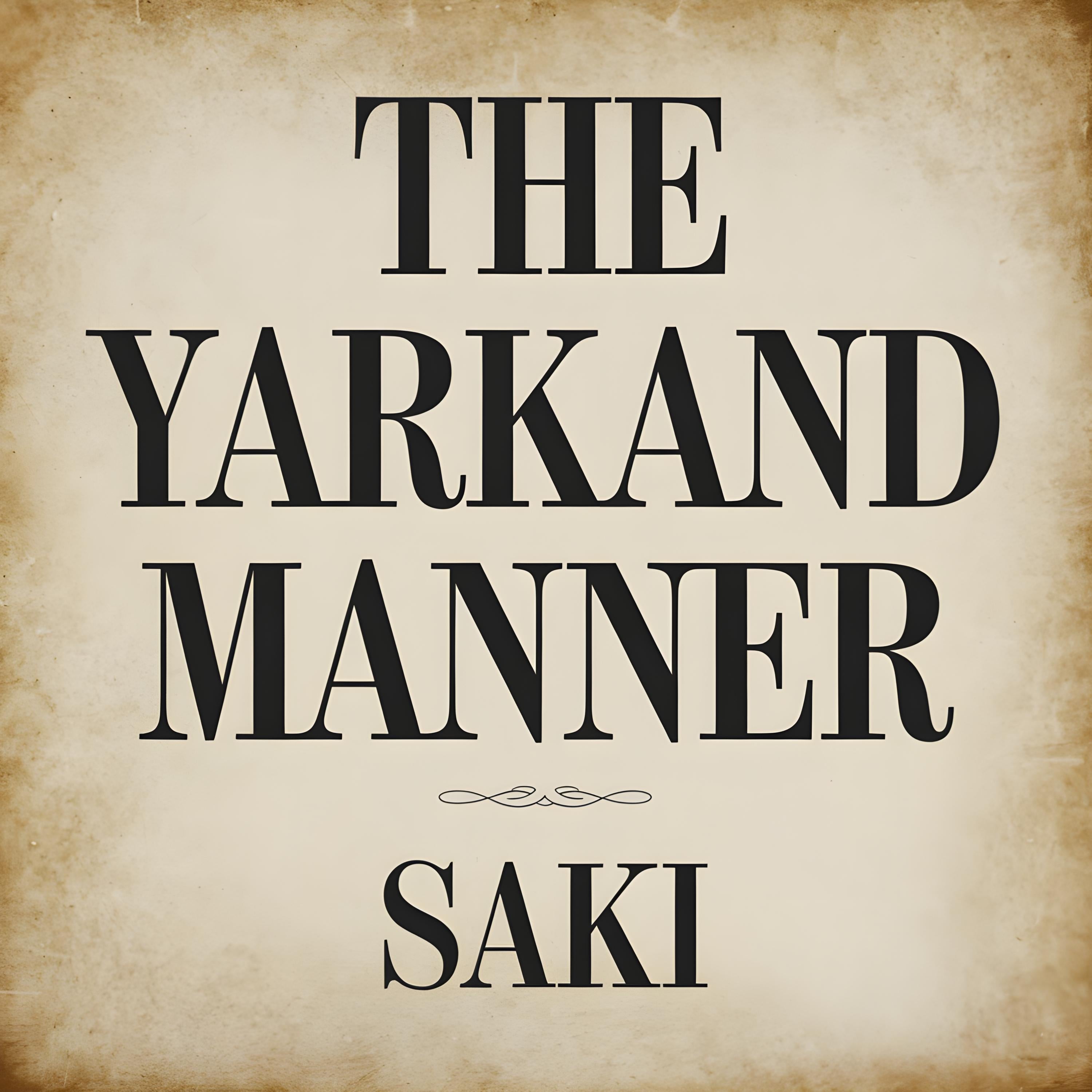The Yarkand Manner